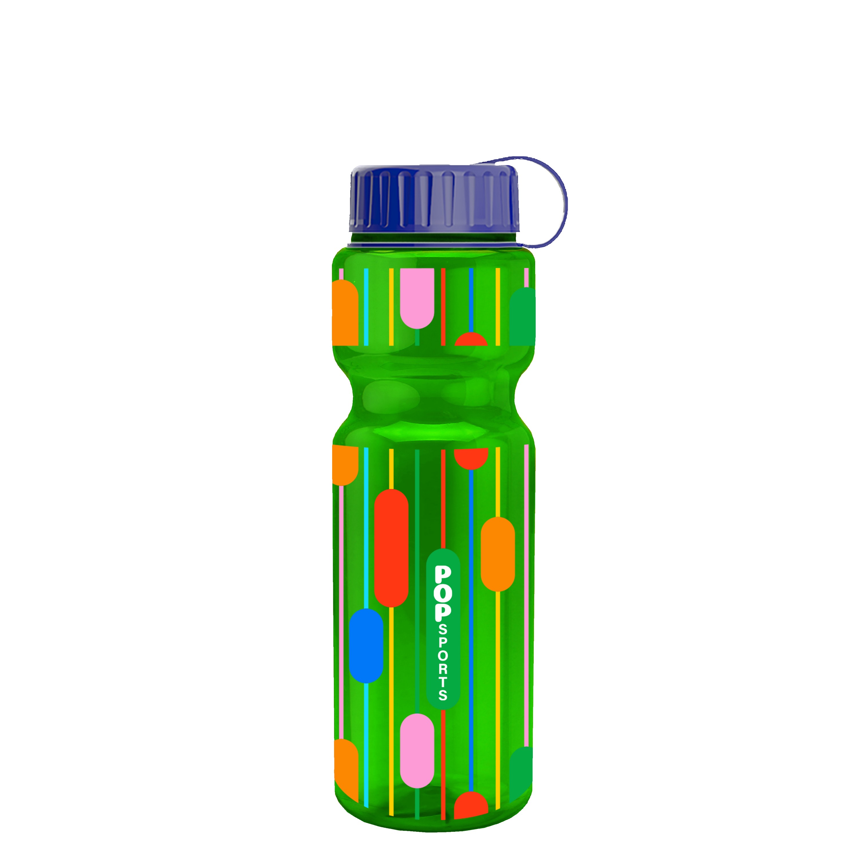 Garyline® Champ Bottle with Tethered Lid - 28 oz. 2