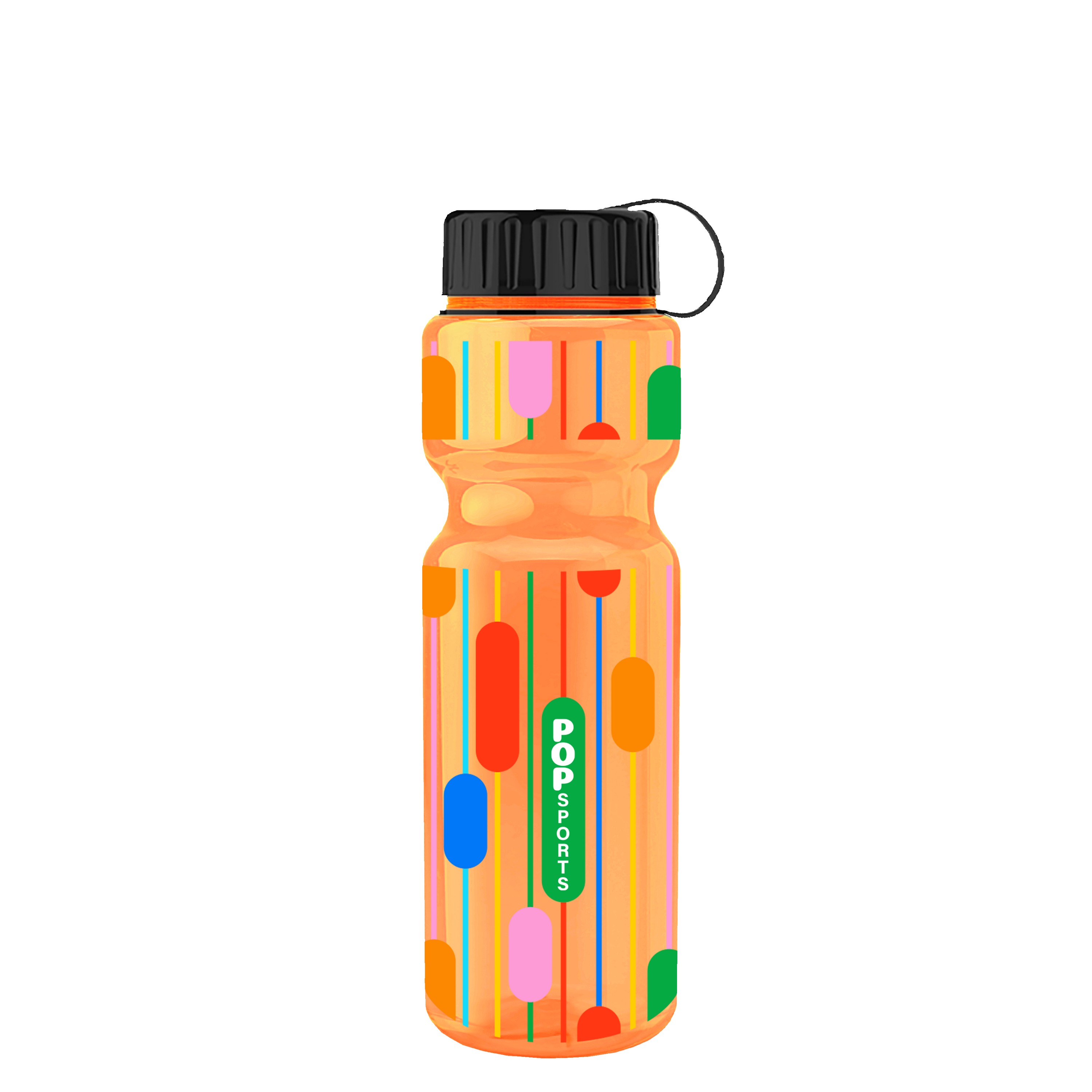 Garyline® Champ Bottle with Tethered Lid - 28 oz. 2