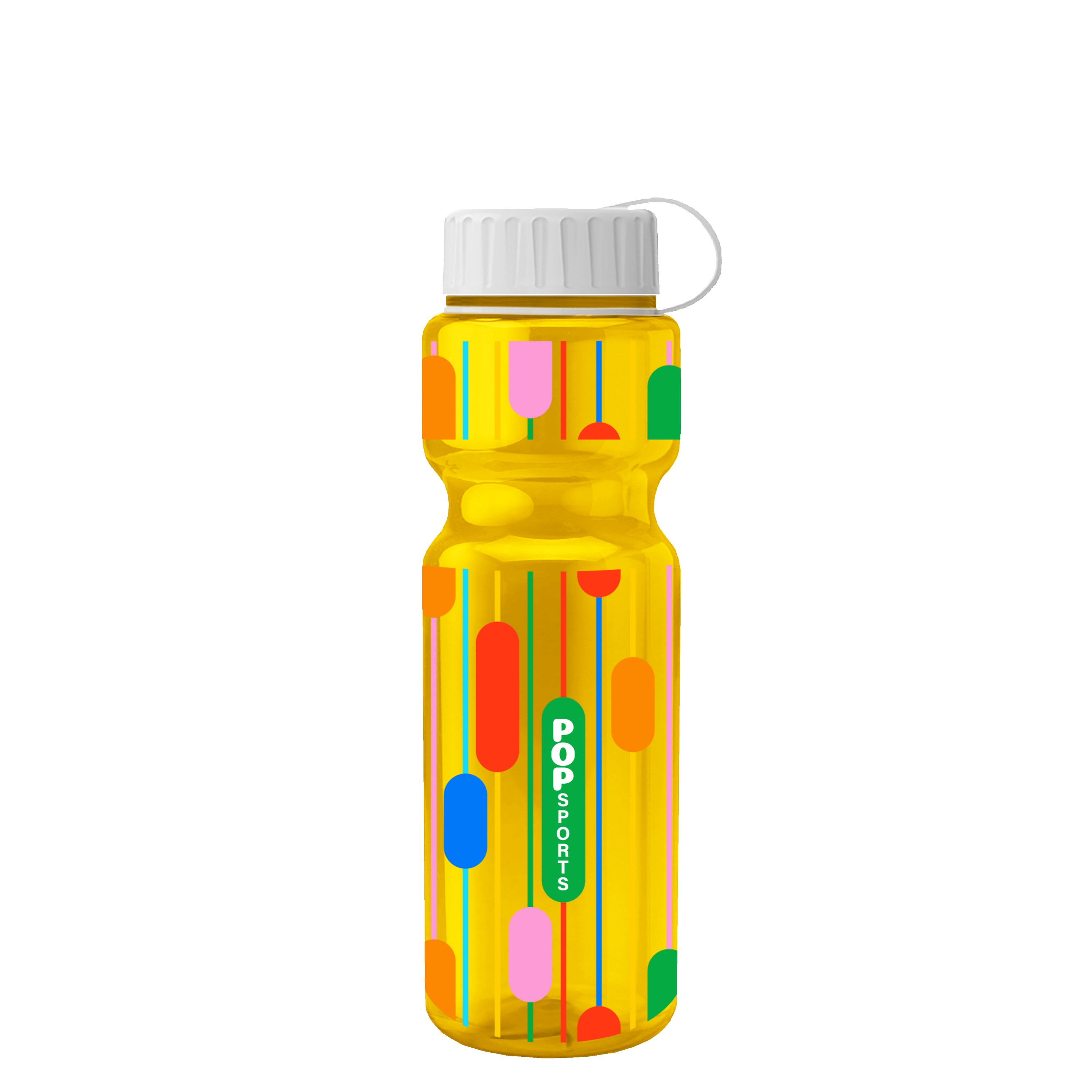 Garyline® Champ Bottle with Tethered Lid - 28 oz. 2