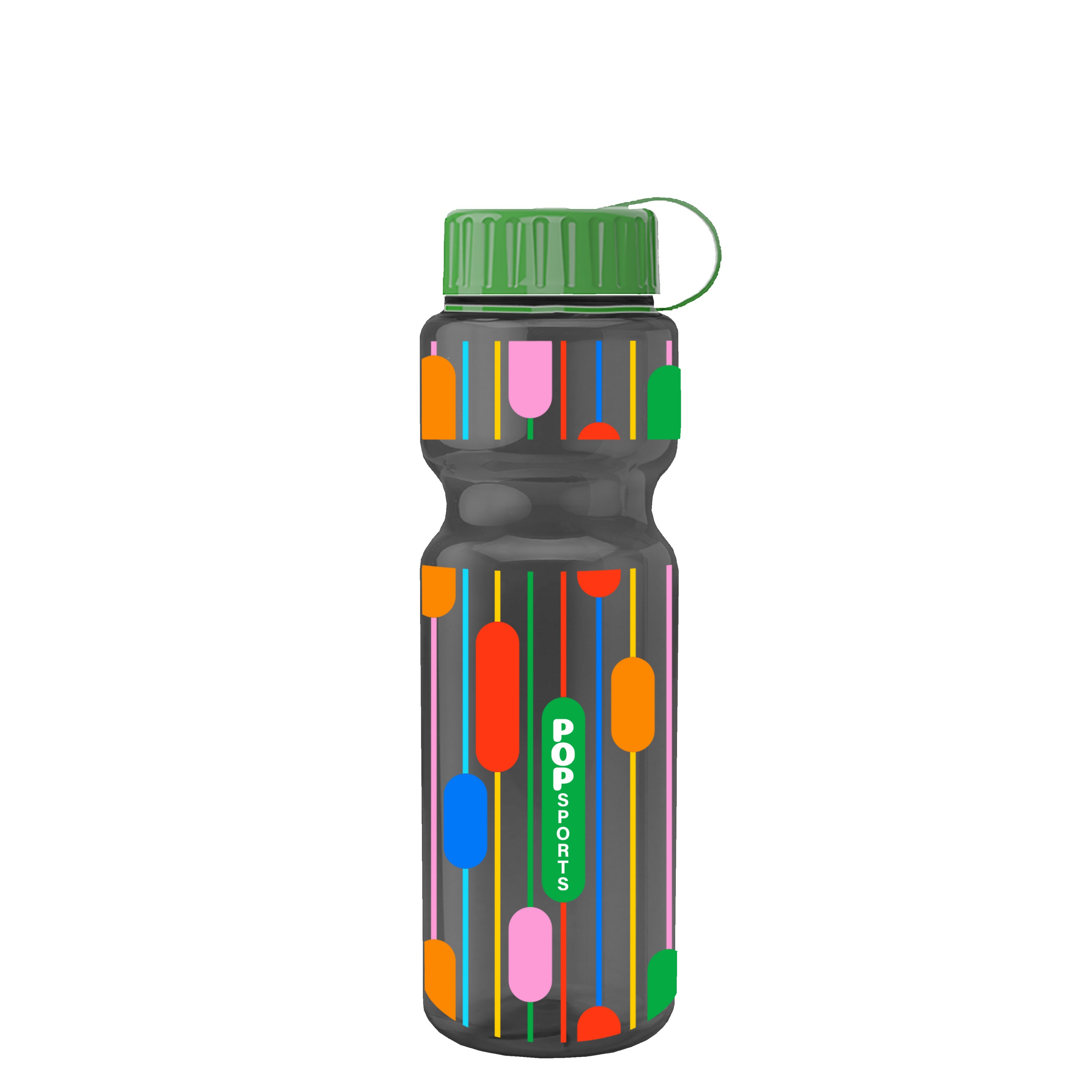 Garyline® Champ Bottle with Tethered Lid - 28 oz. 2