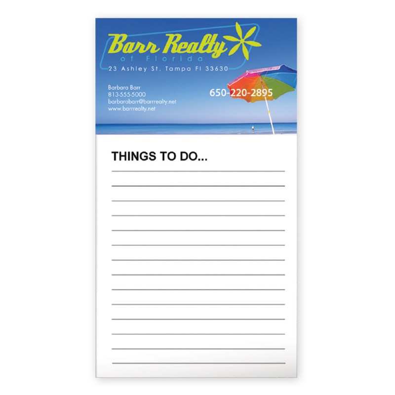 Good Value™ Business Card Magnet with 50-Sheet Notepad 2 Good Value™ Business Card Magnet with 50-Sheet Notepad 2