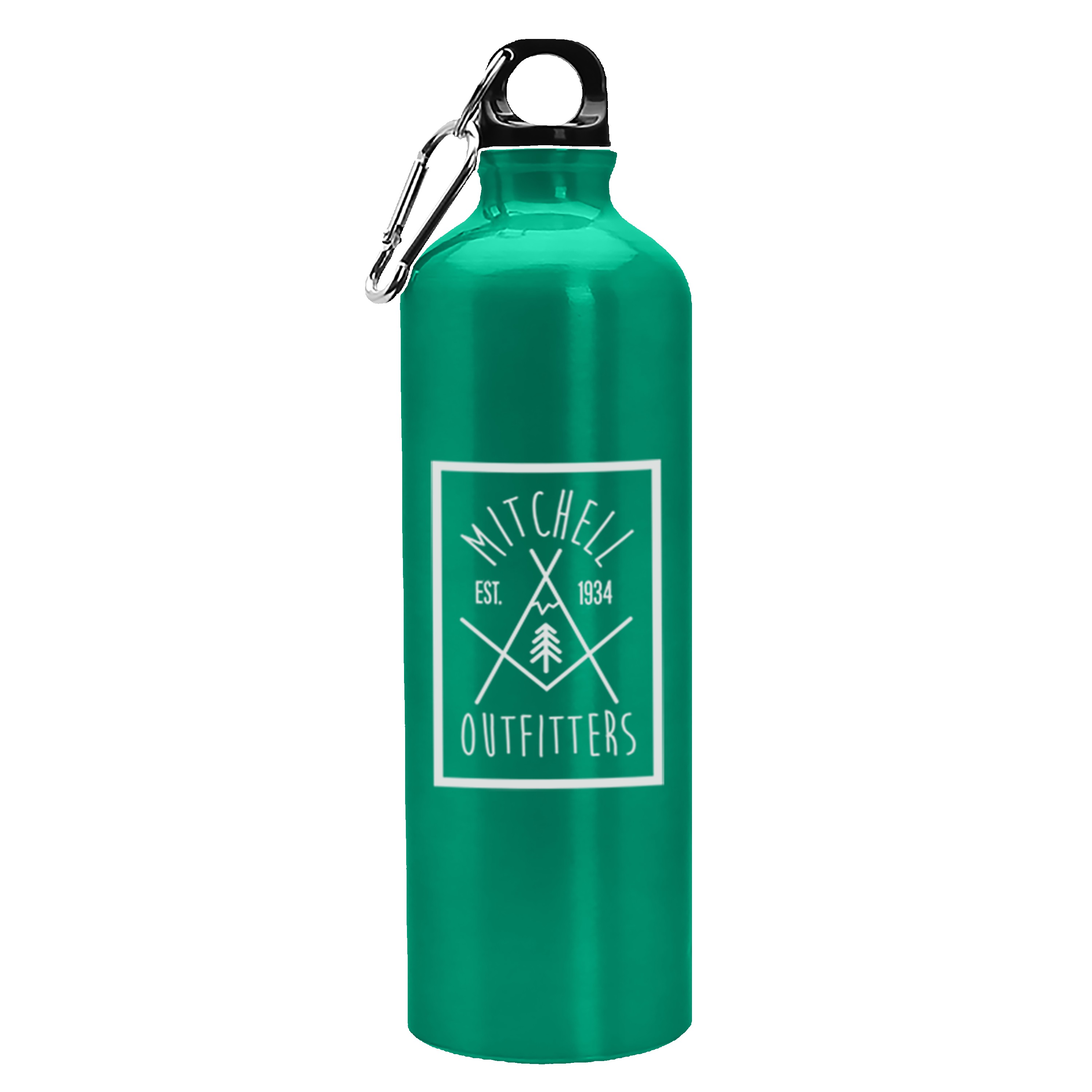 Garyline® Excursion Aluminum Bottle with Carabiner - 25 oz. 2