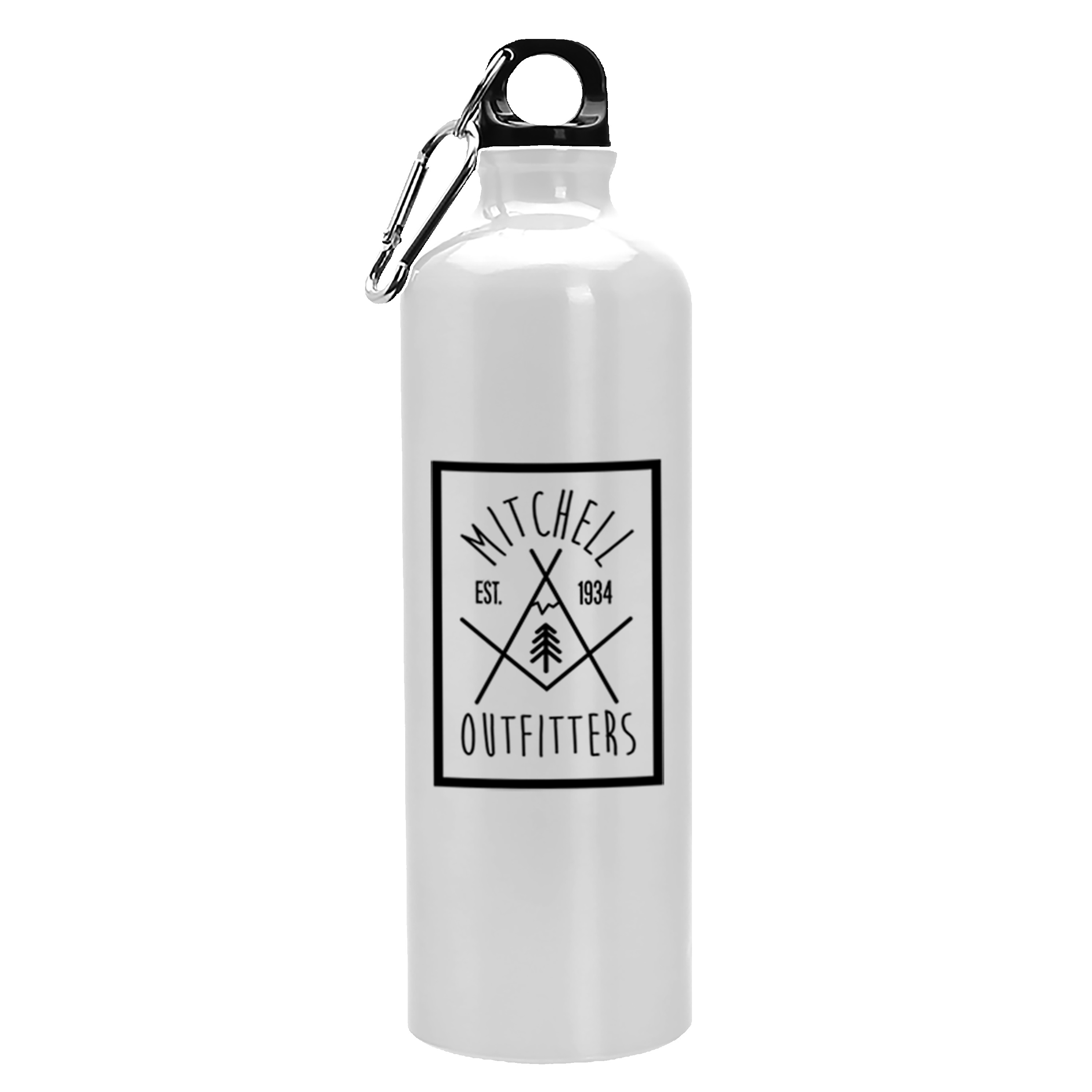 Garyline® Excursion Aluminum Bottle with Carabiner - 25 oz. 2