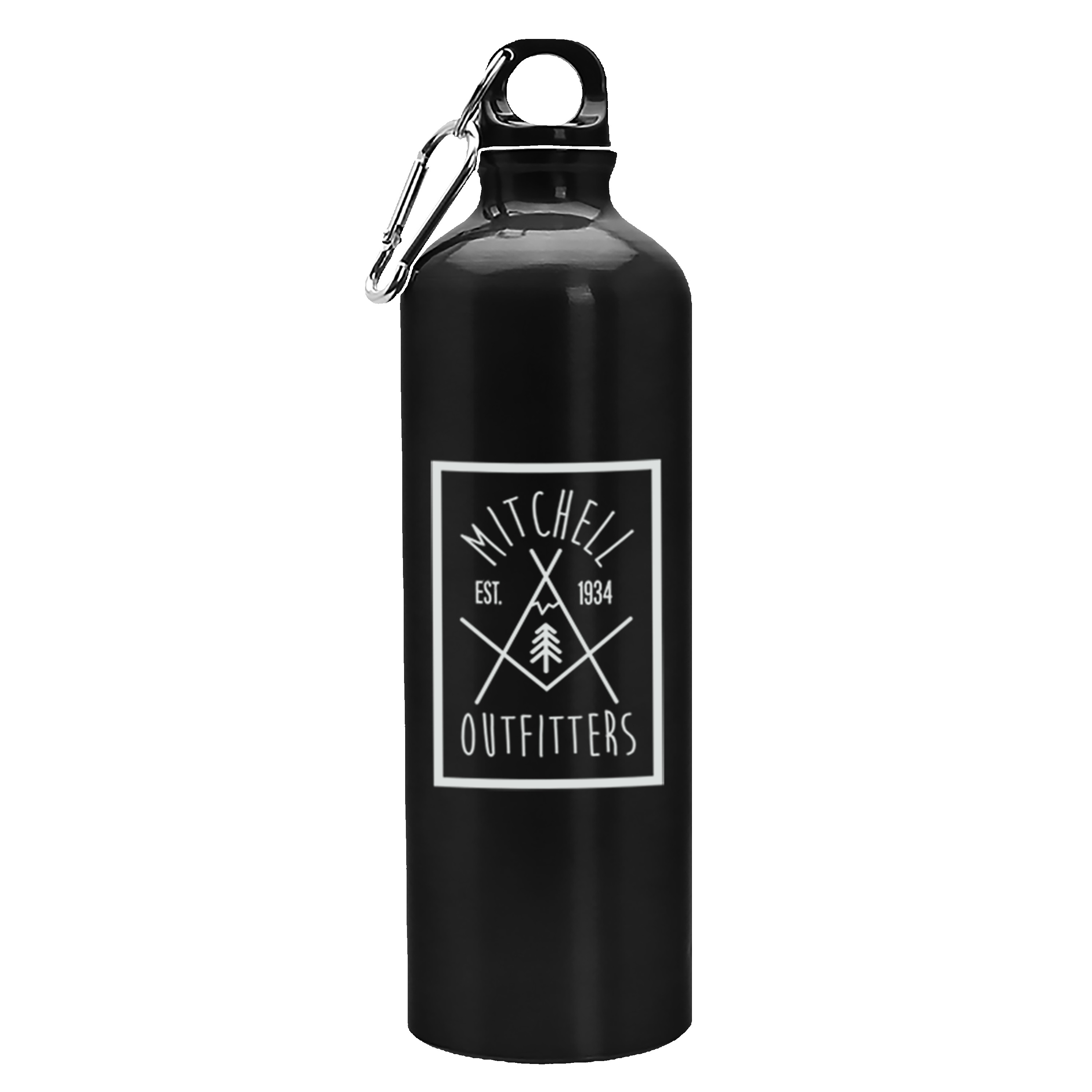 Garyline® Excursion Aluminum Bottle with Carabiner - 25 oz. 2