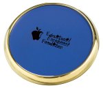 JAFFA® Leather Coaster - 25226 royal brass JAFFA® Leather Coaster - 25226 royal brass