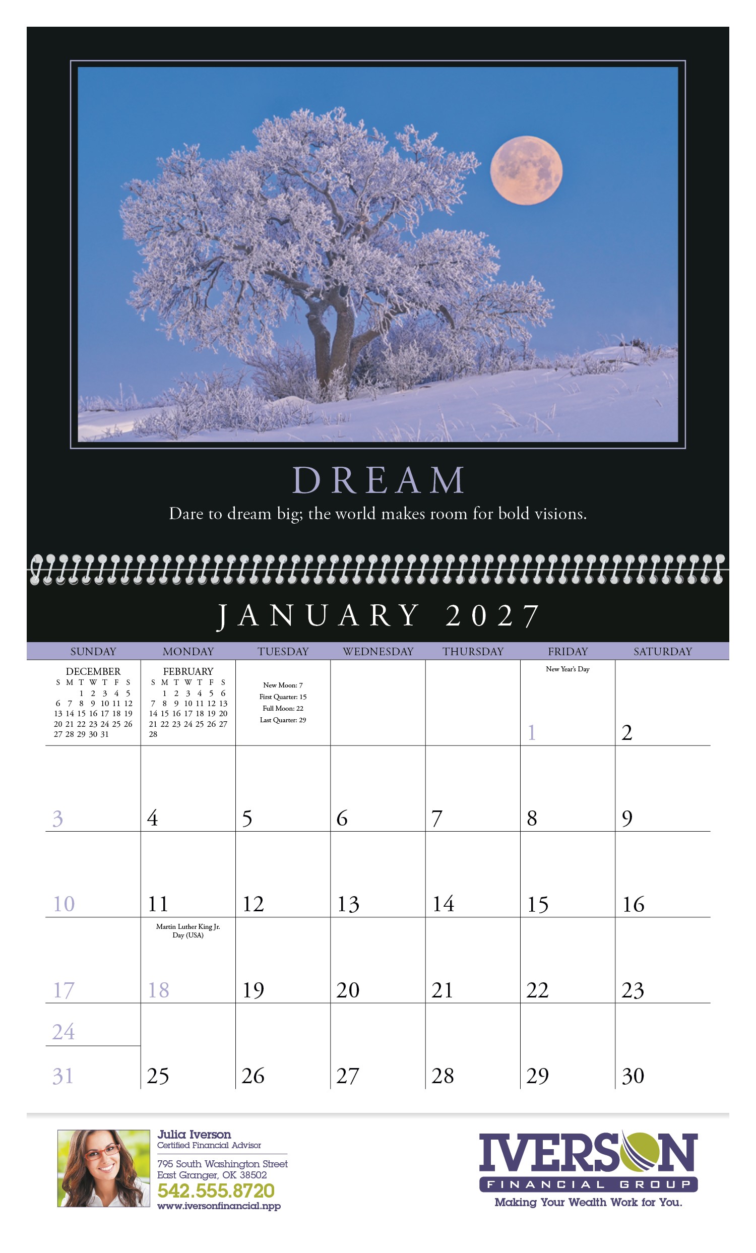 Triumph® Calendars Motivations Calendar 2
