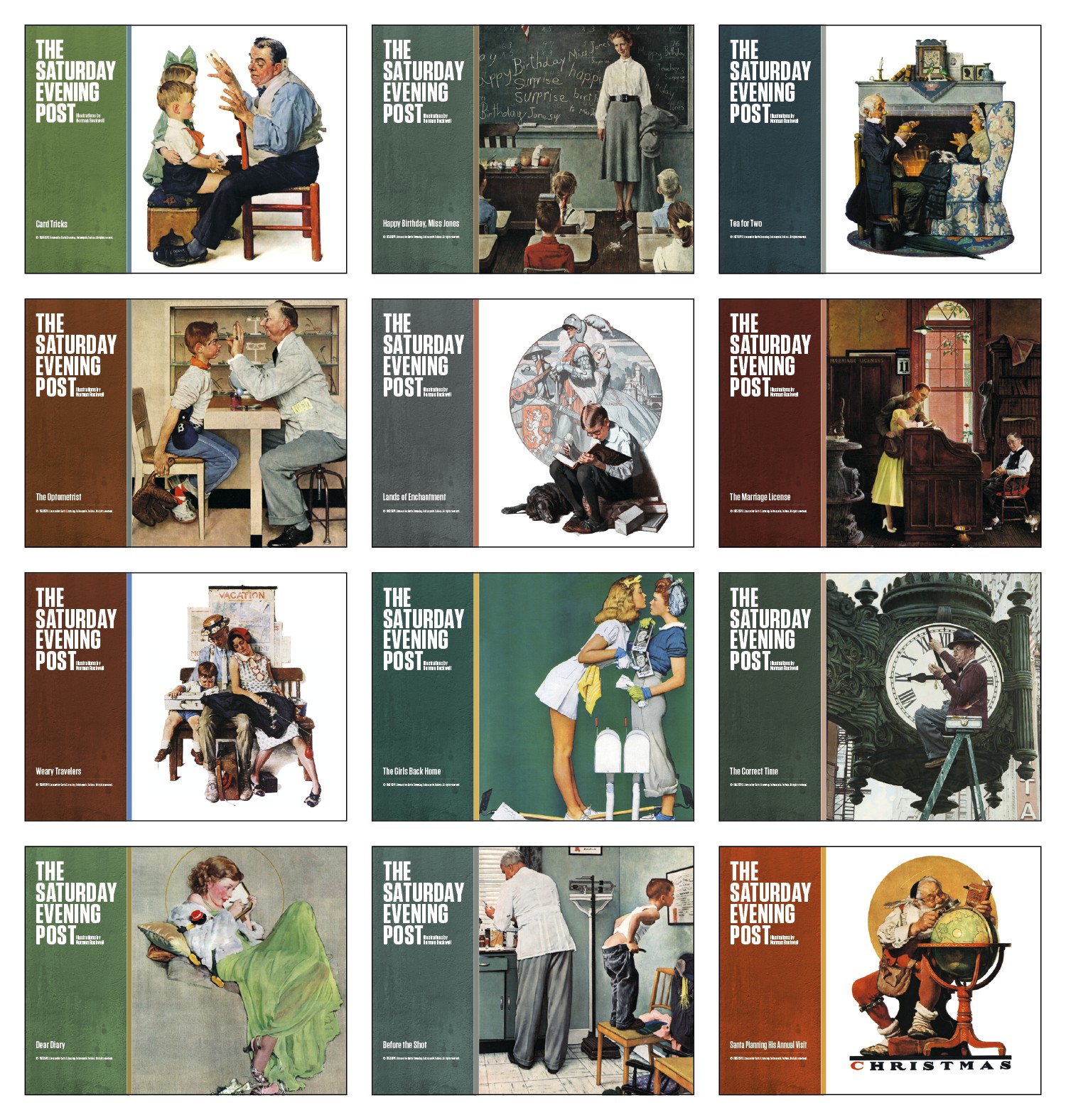 Good Value™ The Saturday Evening Post Illustrations by Norman Rockwell ? Spiral Calendar 2