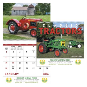 Good Value™ Classic Tractor - Spiral Calendar 2 Good Value™ Classic Tractor - Spiral Calendar 2