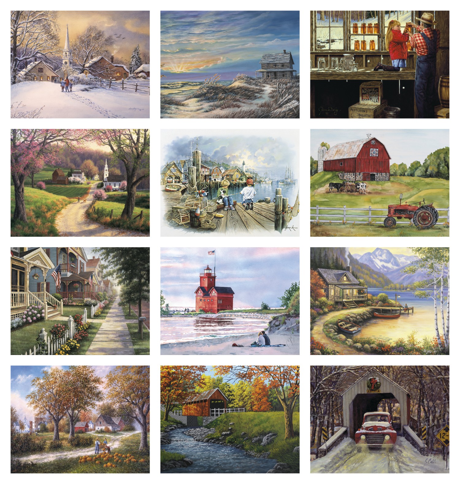 Good Value™ Scenic Memories - Stapled Calendar 2
