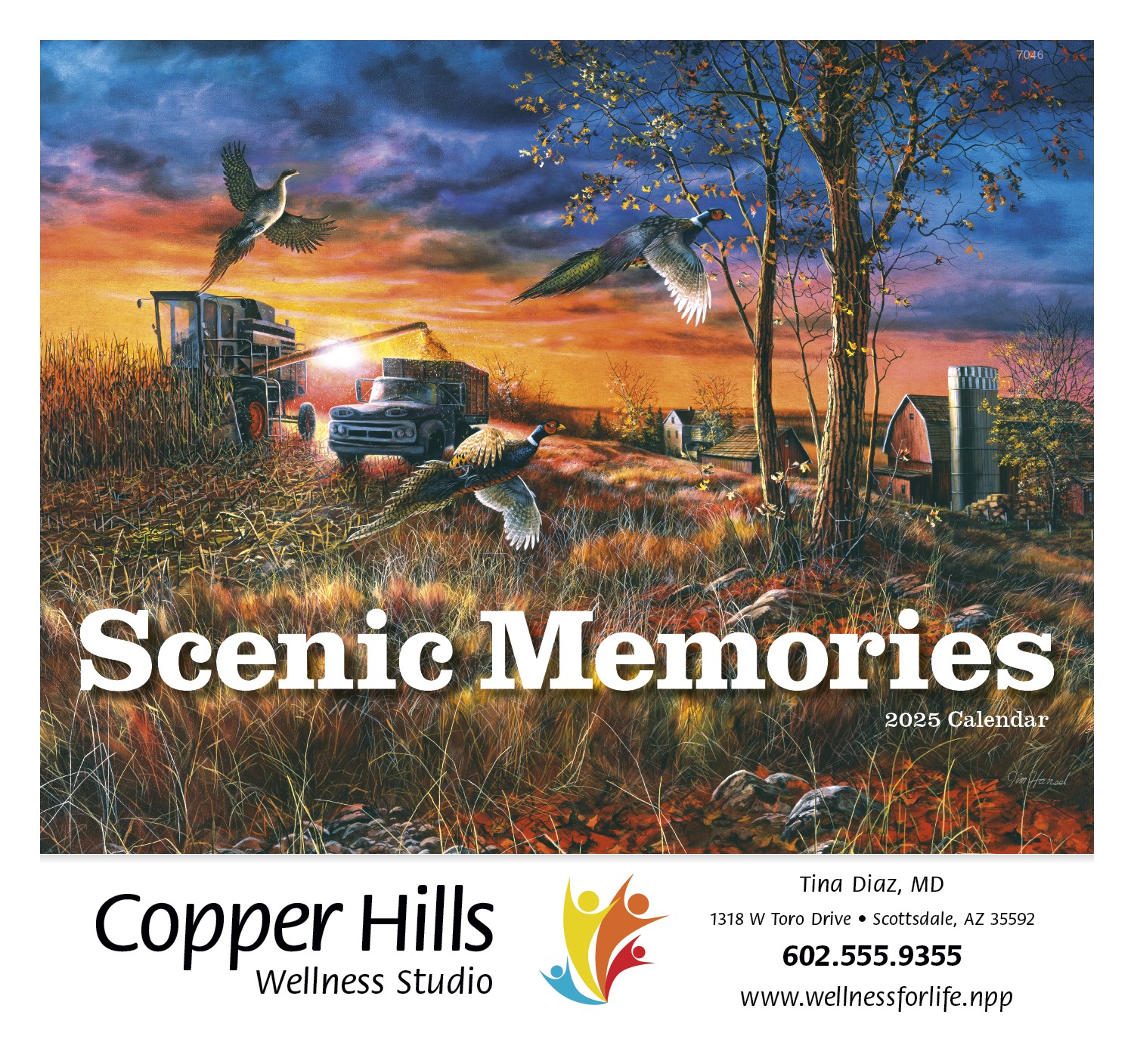 Good Value™ Scenic Memories - Stapled Calendar 2