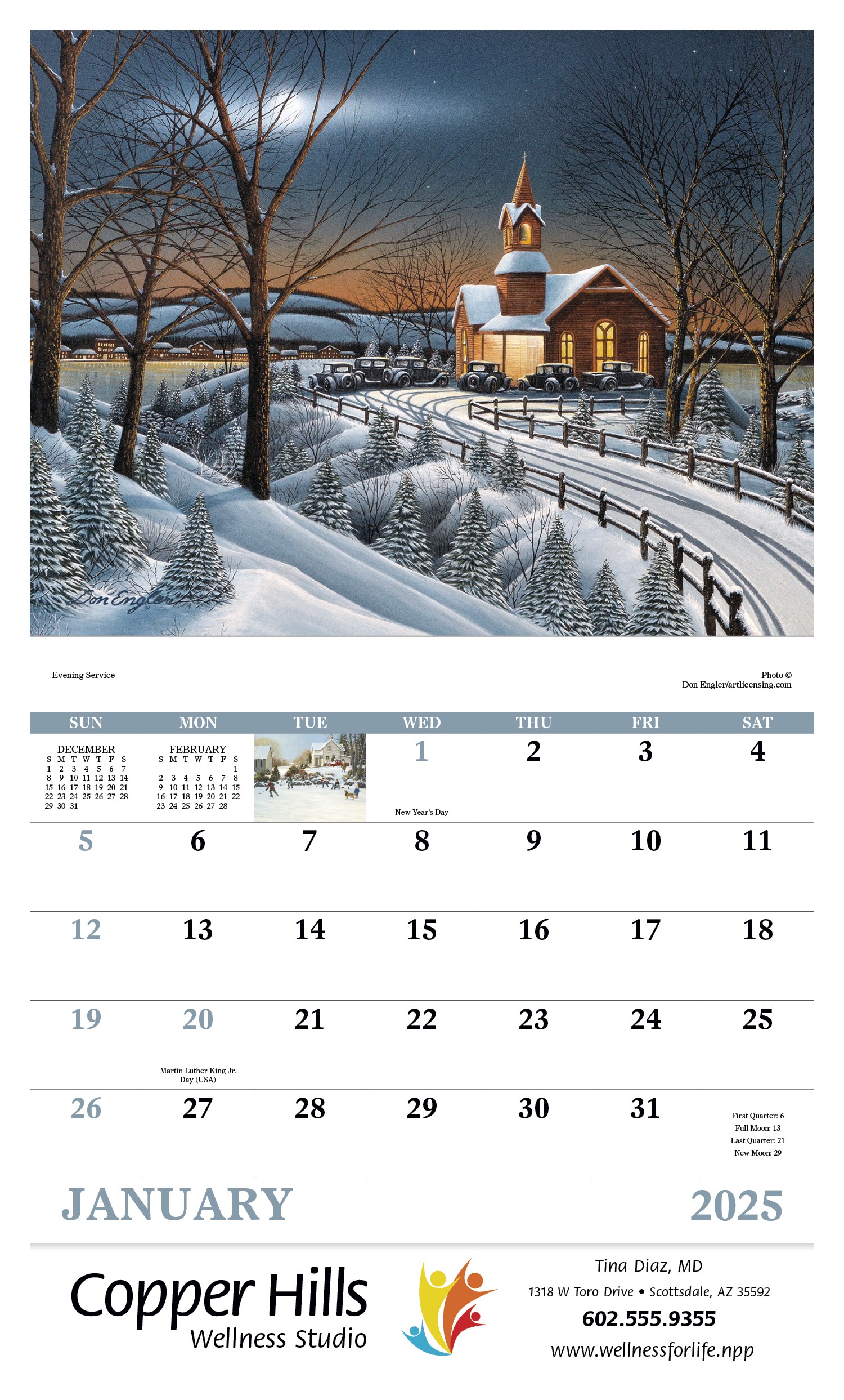 Good Value™ Scenic Memories - Stapled Calendar 2