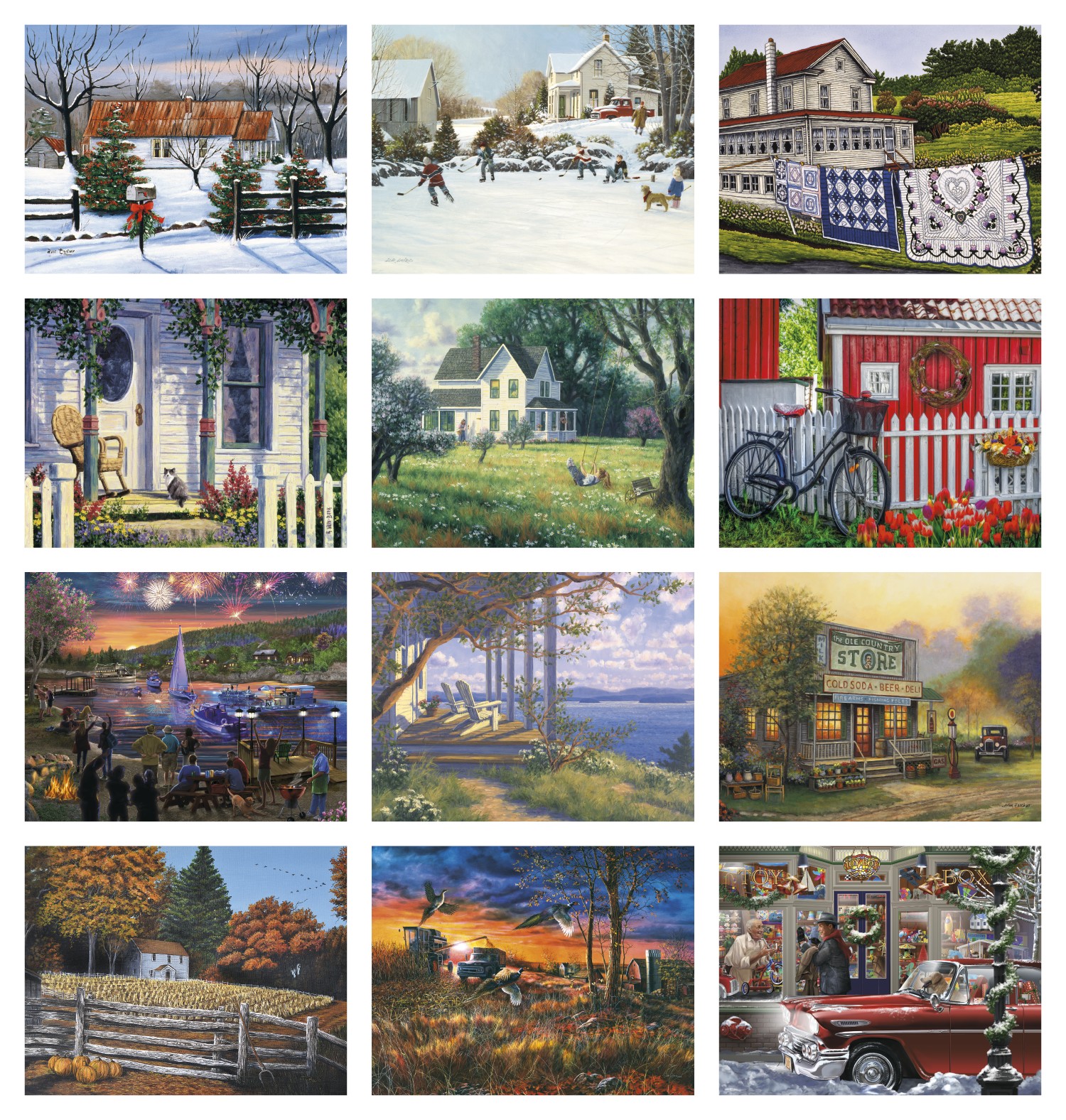 Good Value™ Scenic Memories - Stapled Calendar 2
