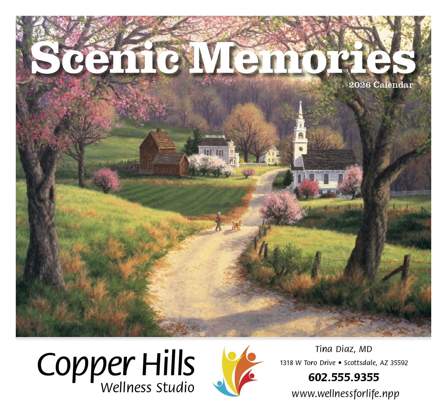 Good Value™ Scenic Memories - Stapled Calendar 2