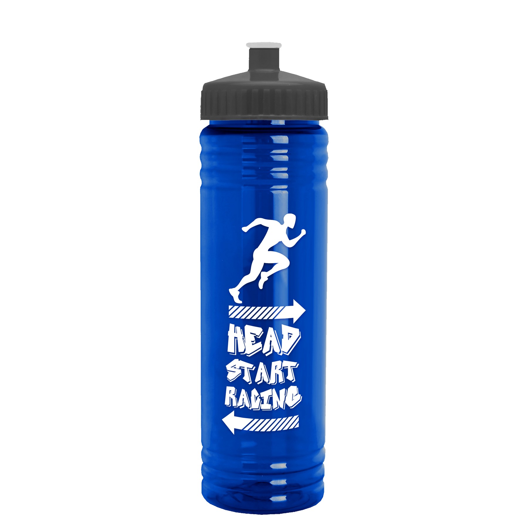 Garyline® Slim Fit RPET Bottle with Push-Pull Lid - 24 oz. 2
