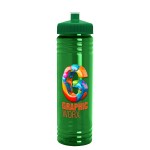 Garyline® Slim Fit RPET Bottle with Push-Pull Lid - 24 oz. - RP24_translucentgreen_bottle_green_lid_full.png Garyline® Slim Fit RPET Bottle with Push-Pull Lid - 24 oz. - RP24_translucentgreen_bottle_green_lid_full.png