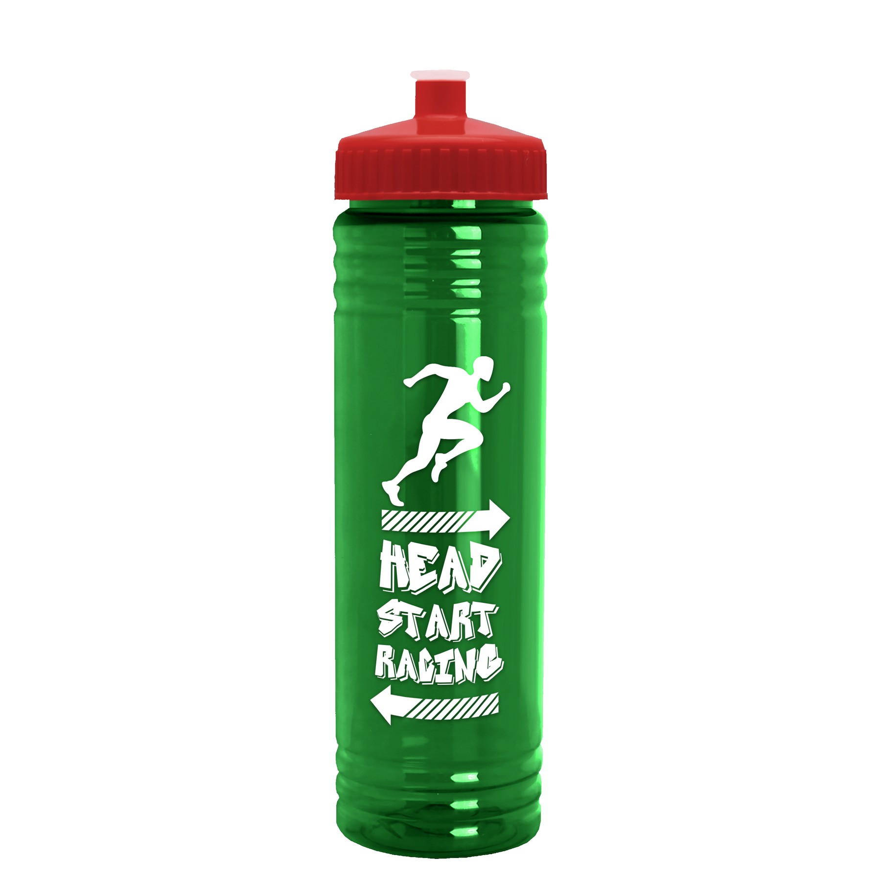 Garyline® Slim Fit RPET Bottle with Push-Pull Lid - 24 oz. 2