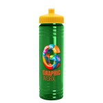 Garyline® Slim Fit RPET Bottle with Push-Pull Lid - 24 oz. - RP24_translucentgreen_bottle_yellow_lid_full.png Garyline® Slim Fit RPET Bottle with Push-Pull Lid - 24 oz. - RP24_translucentgreen_bottle_yellow_lid_full.png