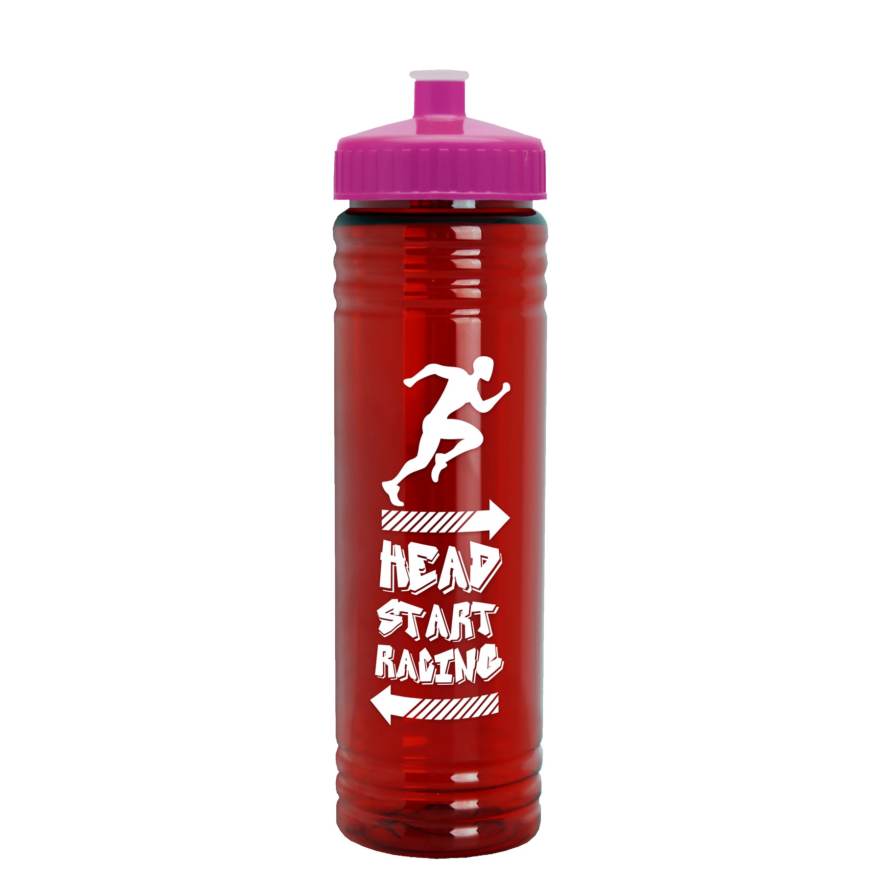 Garyline® Slim Fit RPET Bottle with Push-Pull Lid - 24 oz. 2