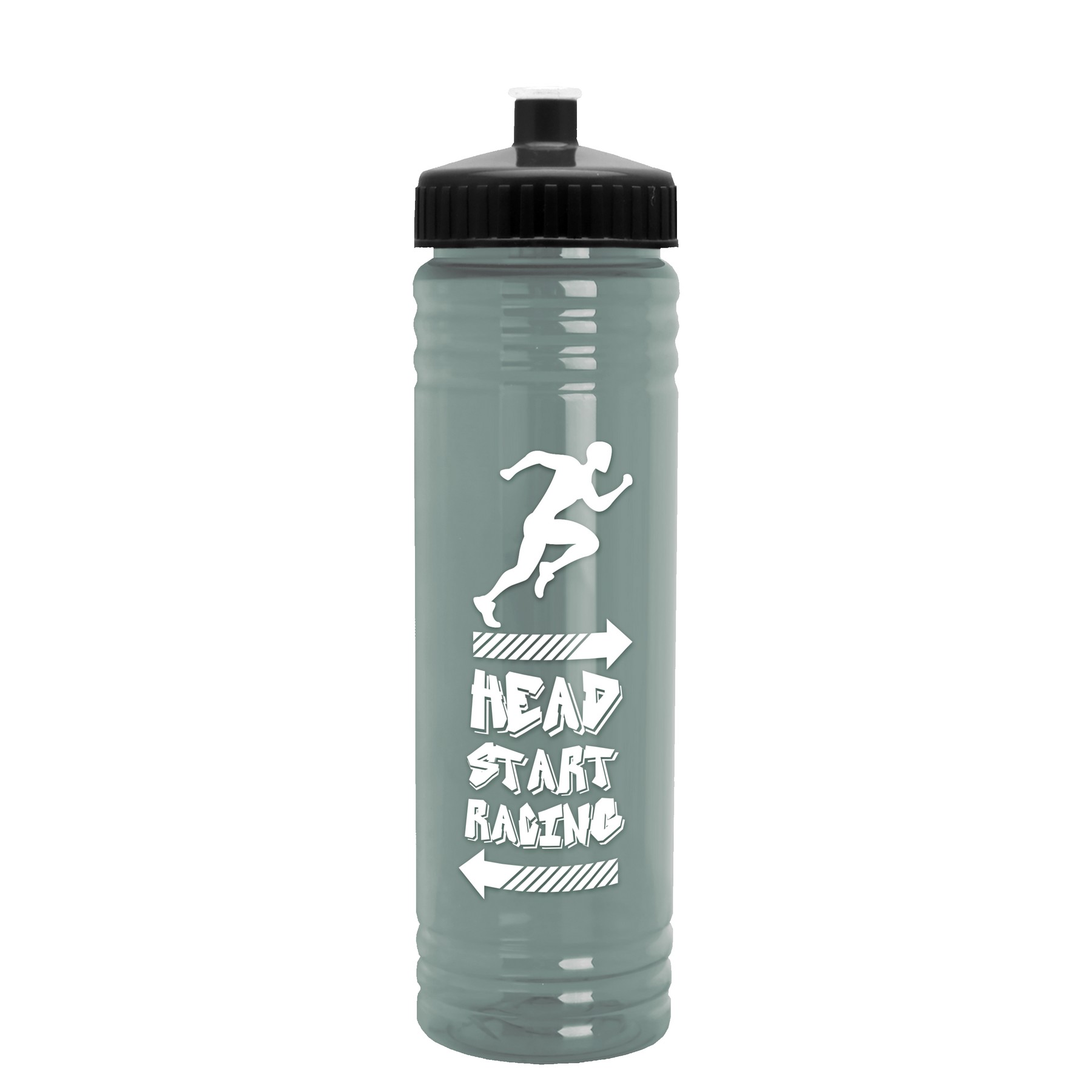 Garyline® Slim Fit RPET Bottle with Push-Pull Lid - 24 oz. 2