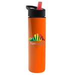 Garyline® Slim Double-Wall Insulated Bottle with Flip-Straw Lid - 16 oz. - IB16H_orange_bottle_blackwithred_lid_full.png Garyline® Slim Double-Wall Insulated Bottle with Flip-Straw Lid - 16 oz. - IB16H_orange_bottle_blackwithred_lid_full.png