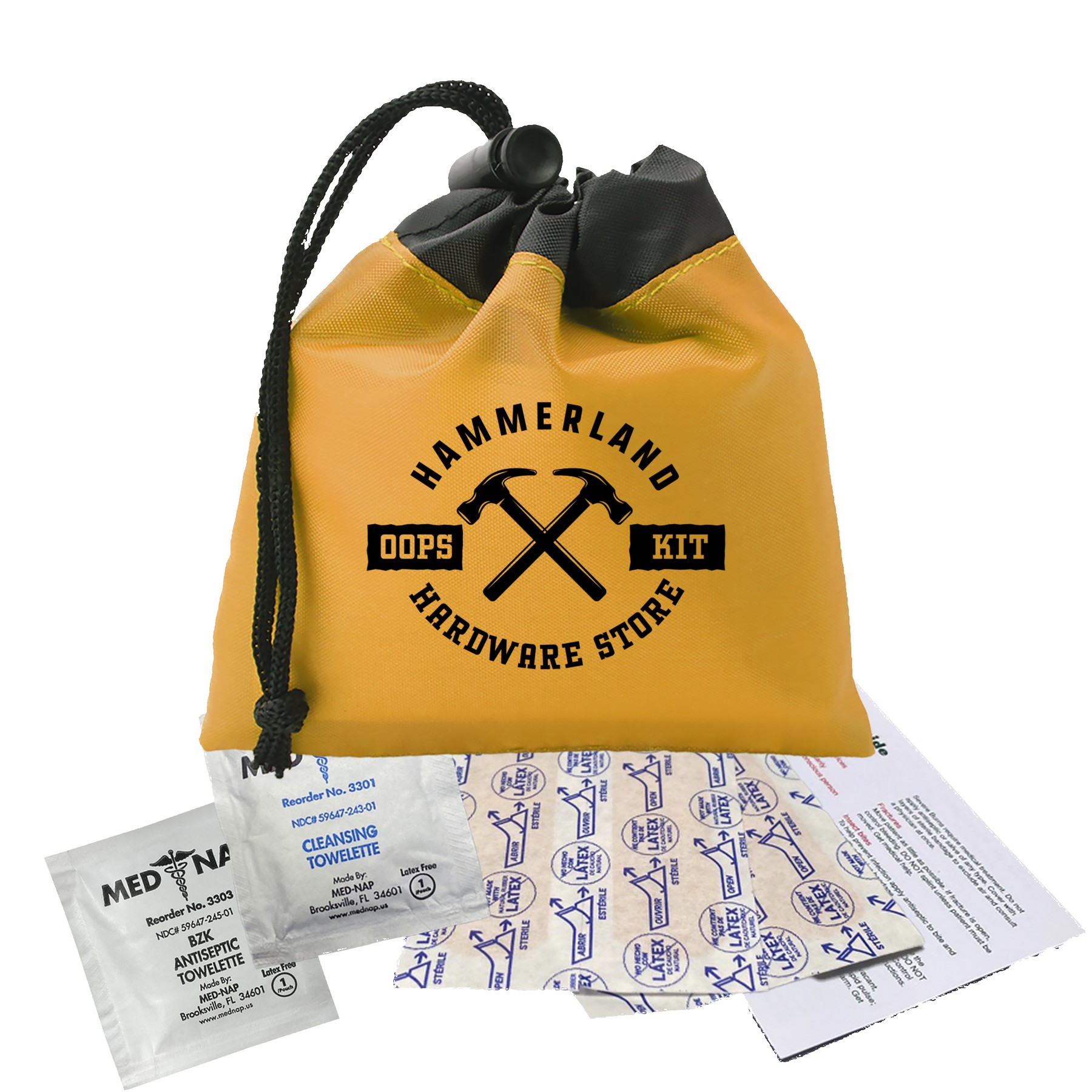 Garyline® Cinch Pouch First Aid Kit - 7 Piece 2