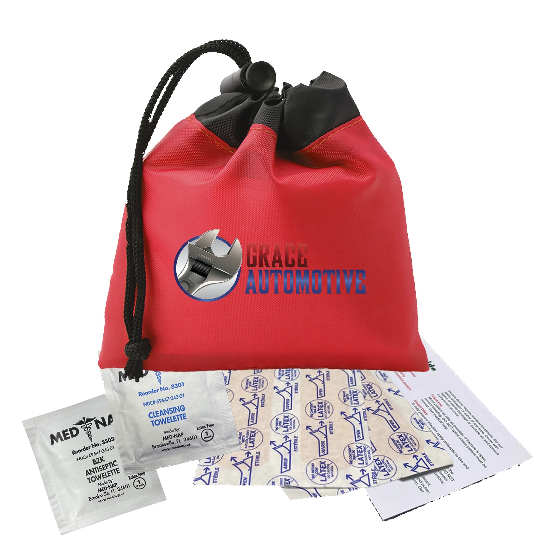Garyline® Cinch Pouch First Aid Kit - 7 Piece 2