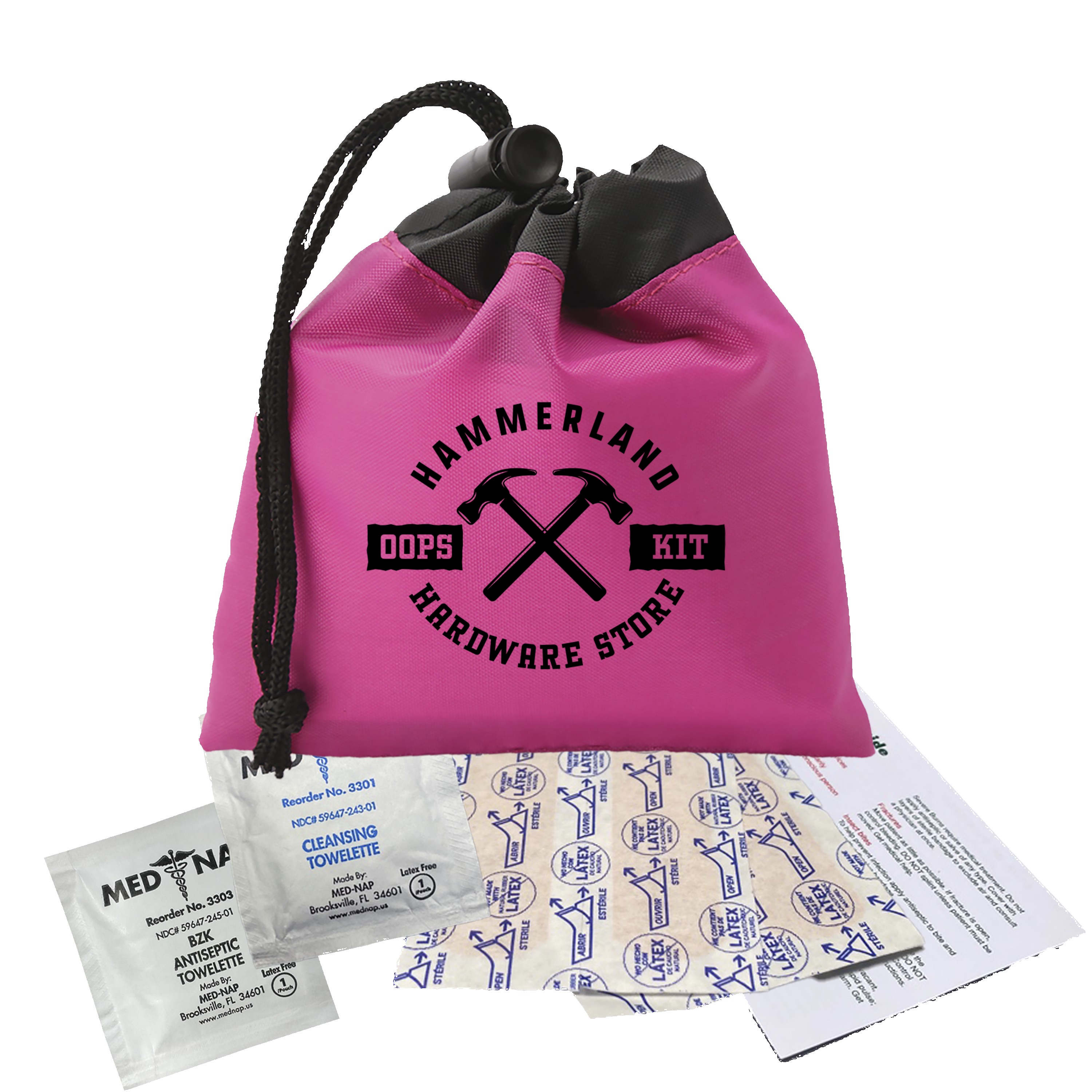 Garyline® Cinch Pouch First Aid Kit - 7 Piece 2
