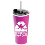 Garyline® Roadmaster Travel Tumbler with 2-in-1 Lid with Straw - 18 oz. - AC18FS_mocha mousse_clear black lid_1c.jpg Garyline® Roadmaster Travel Tumbler with 2-in-1 Lid with Straw - 18 oz. - AC18FS_mocha mousse_clear black lid_1c.jpg