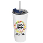 Garyline® Roadmaster Travel Tumbler with 2-in-1 Lid with Straw - 18 oz. - AC18FS_white_cup_clearwithblue_lid_white_liner_translucentfrost_straw_full.png Garyline® Roadmaster Travel Tumbler with 2-in-1 Lid with Straw - 18 oz. - AC18FS_white_cup_clearwithblue_lid_white_liner_translucentfrost_straw_full.png
