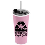Garyline® Roadmaster Travel Tumbler with 2-in-1 Lid with Straw - 18 oz. 2 Garyline® Roadmaster Travel Tumbler with 2-in-1 Lid with Straw - 18 oz. 2