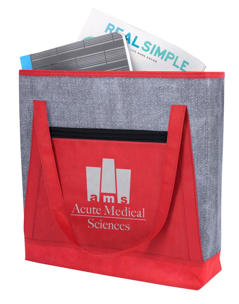 Good Value™ Heathered RPET Non-Woven Tote 2 Good Value™ Heathered RPET Non-Woven Tote 2