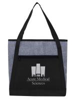 Good Value™ Heathered RPET Non-Woven Tote - 16264 black Good Value™ Heathered RPET Non-Woven Tote - 16264 black