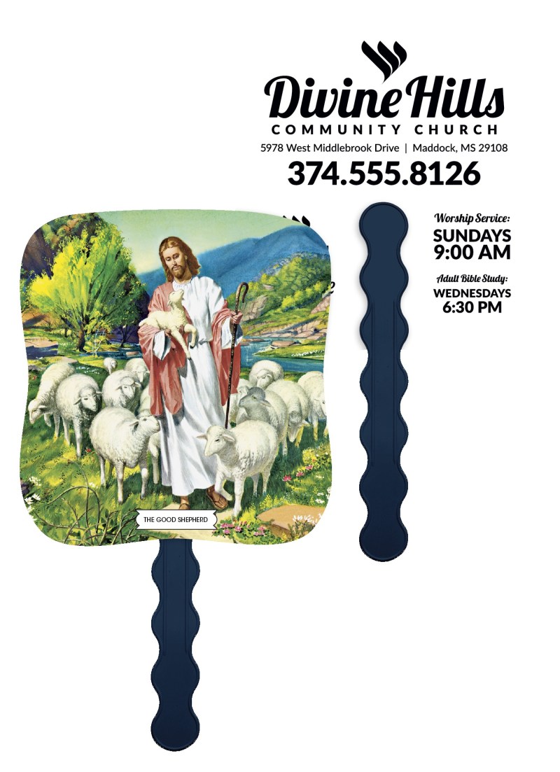 Skinner & Kennedy™ The Good Shepherd - Pictorial Fan 2 Skinner & Kennedy™ The Good Shepherd - Pictorial Fan 2