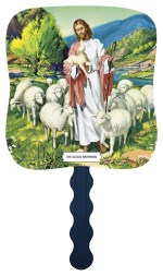 Skinner & Kennedy™ The Good Shepherd - Pictorial Fan - Skinner & Kennedy The Good Shepherd - Pictorial Fan combined image Skinner & Kennedy™ The Good Shepherd - Pictorial Fan - Skinner & Kennedy The Good Shepherd - Pictorial Fan combined image
