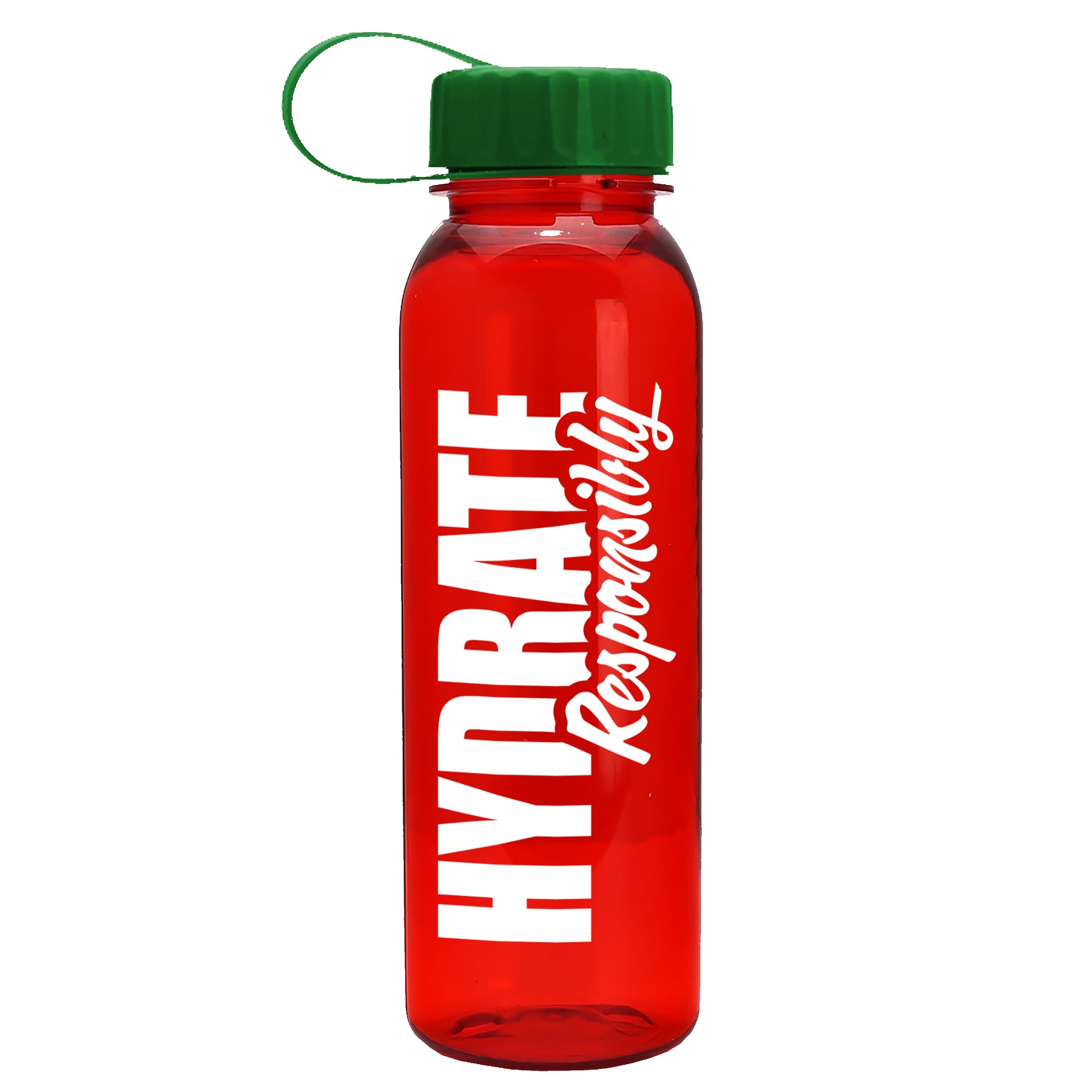 Garyline® Outdoorsman Tritan® Renew Bottle with Tethered Lid - 24 oz. 2