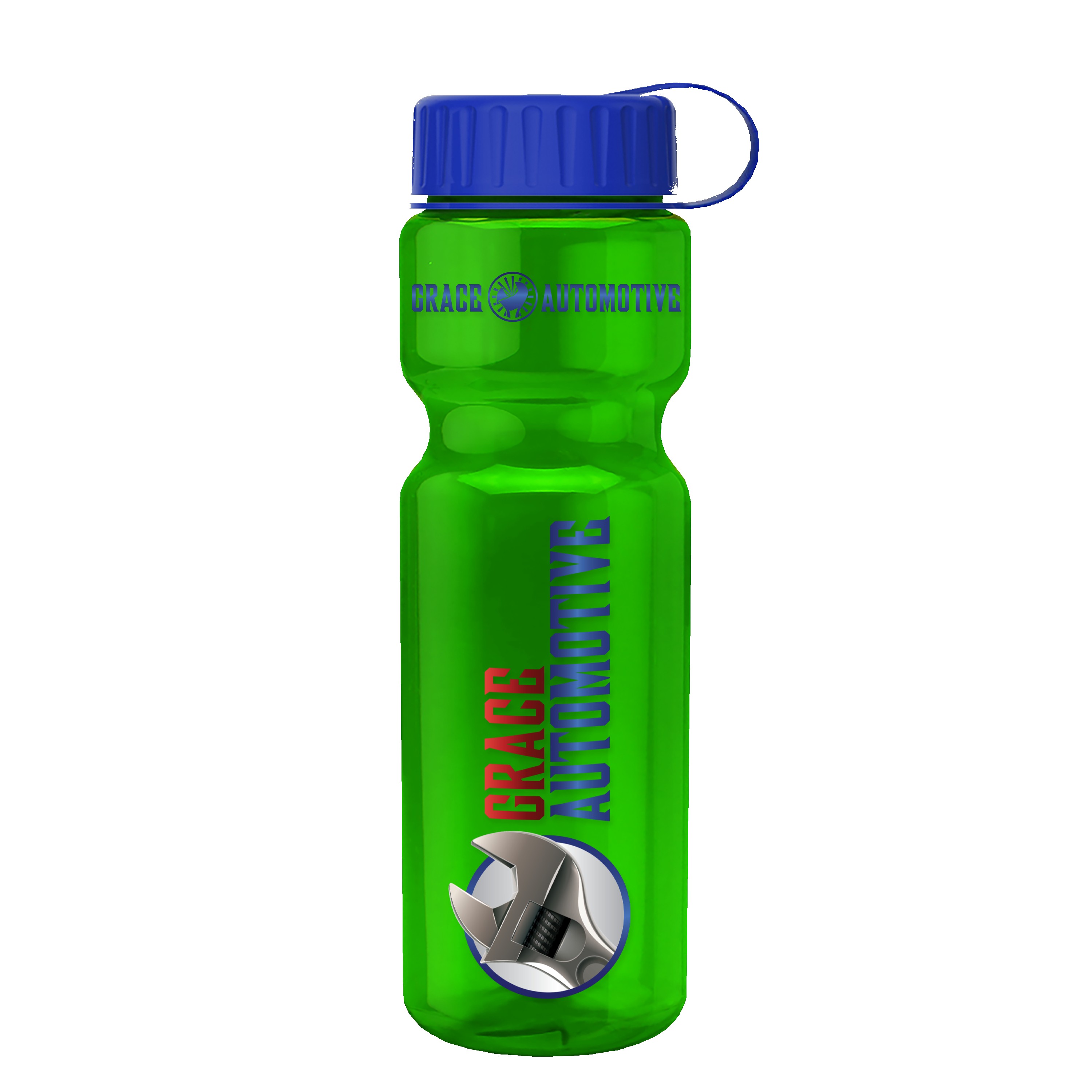 Garyline® Champ Recycled Bottle with Tethered Lid - 28 oz. 2