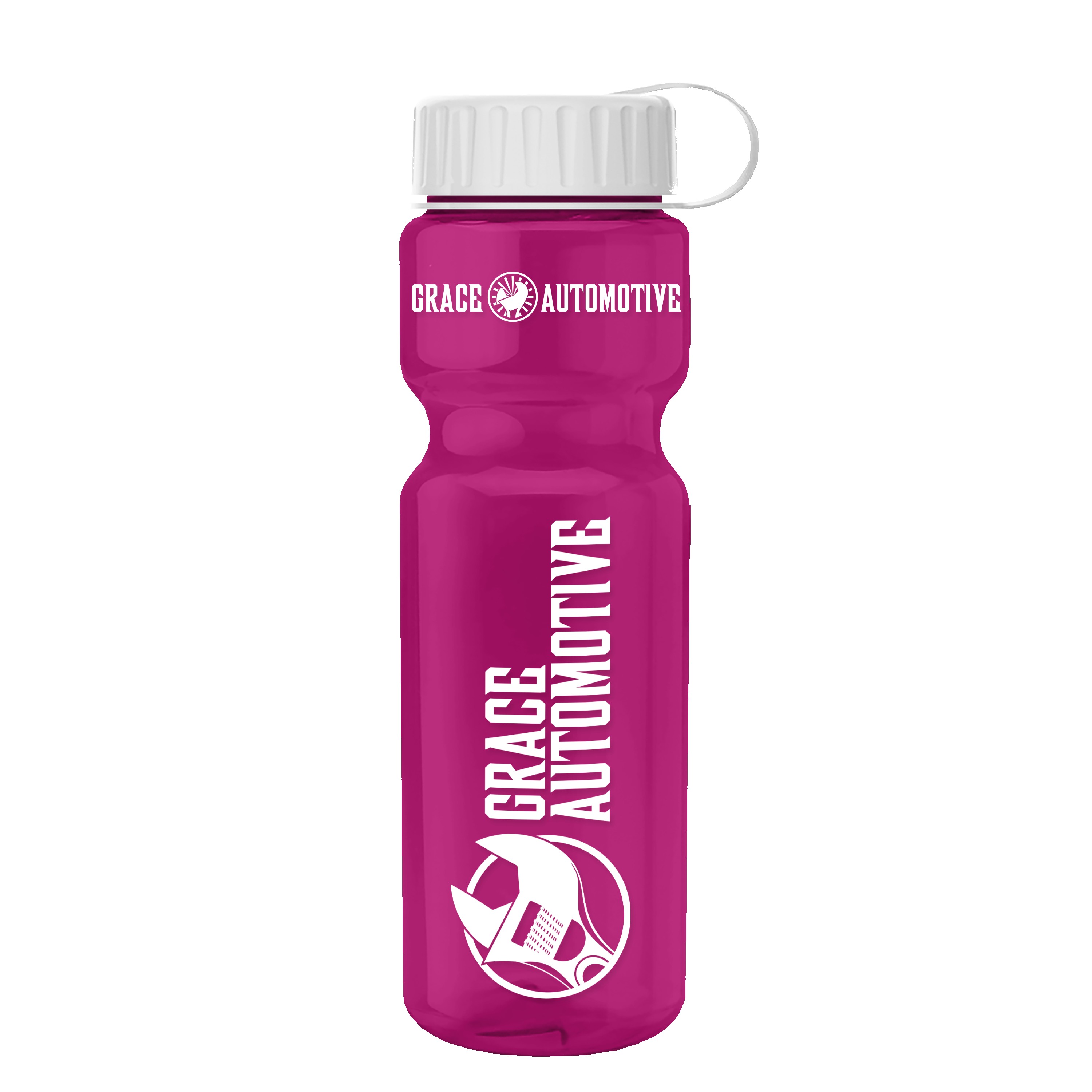 Garyline® Champ Recycled Bottle with Tethered Lid - 28 oz. 2