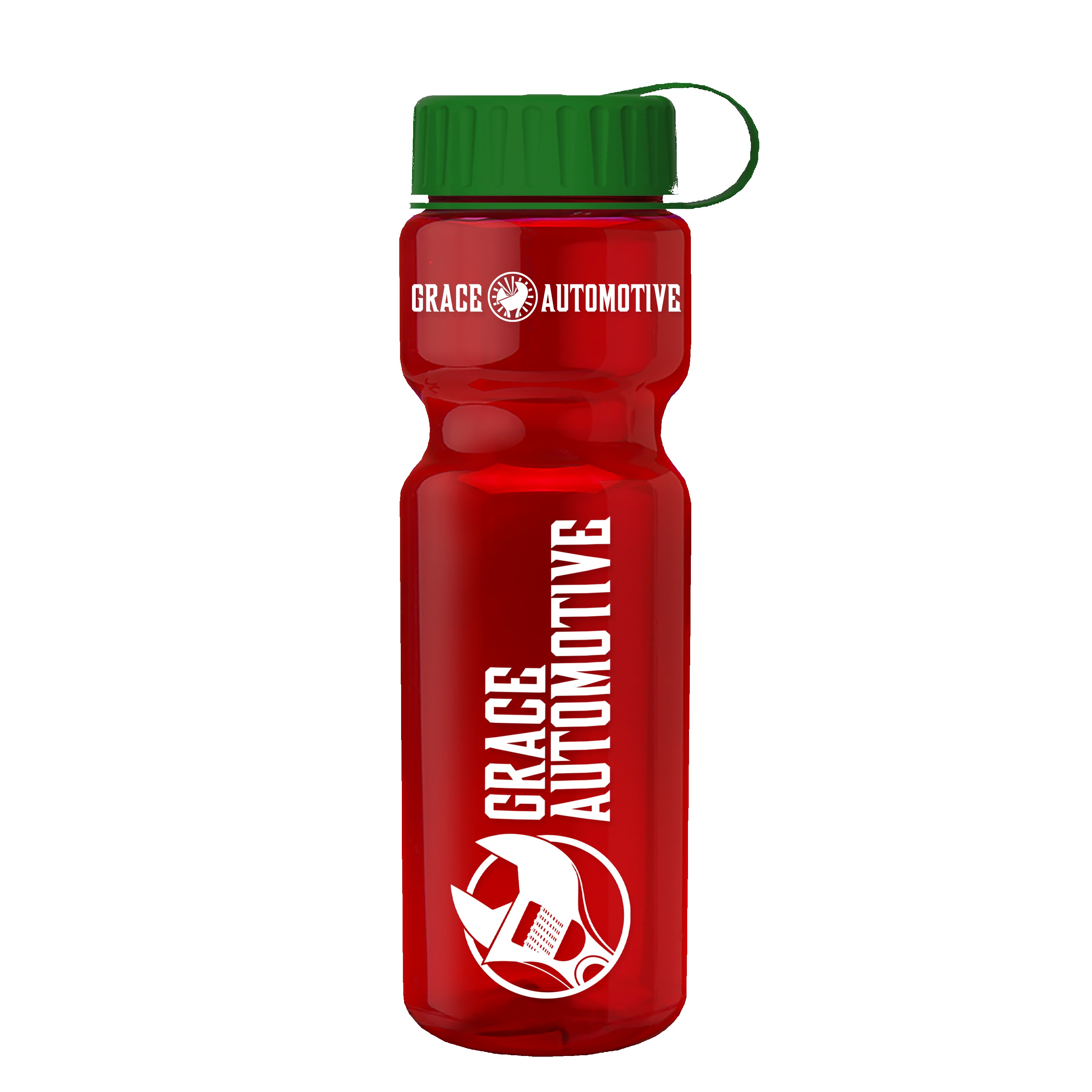 Garyline® Champ Recycled Bottle with Tethered Lid - 28 oz. 2