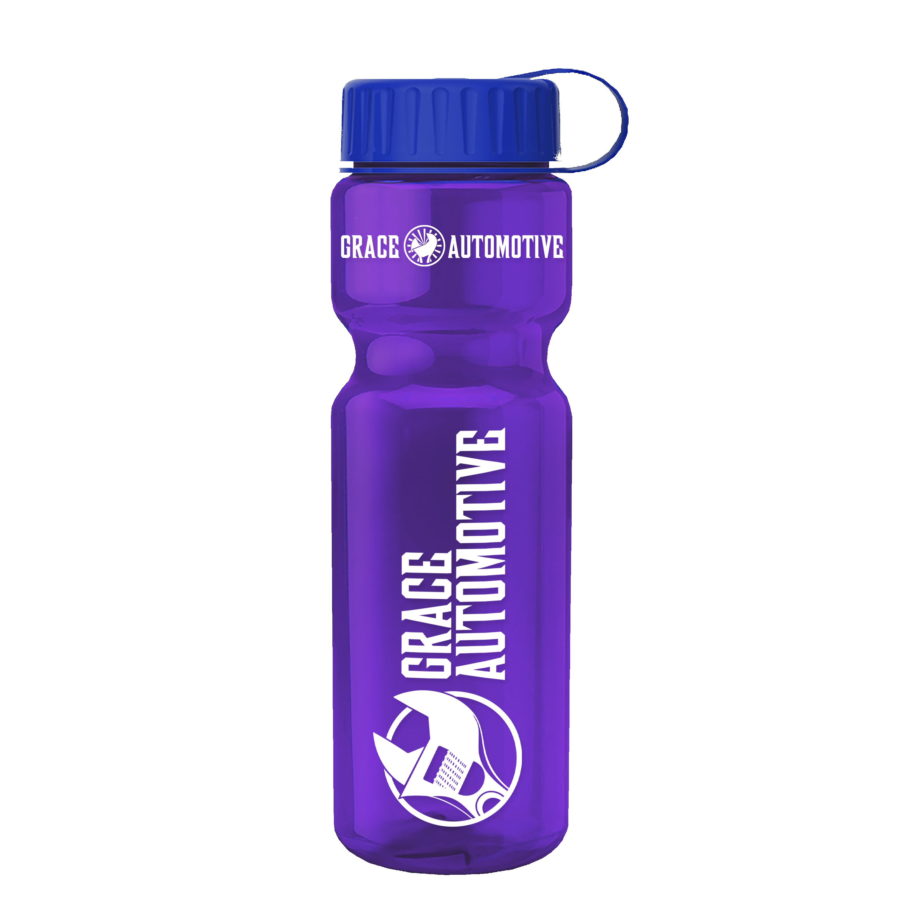 Garyline® Champ Recycled Bottle with Tethered Lid - 28 oz. 2