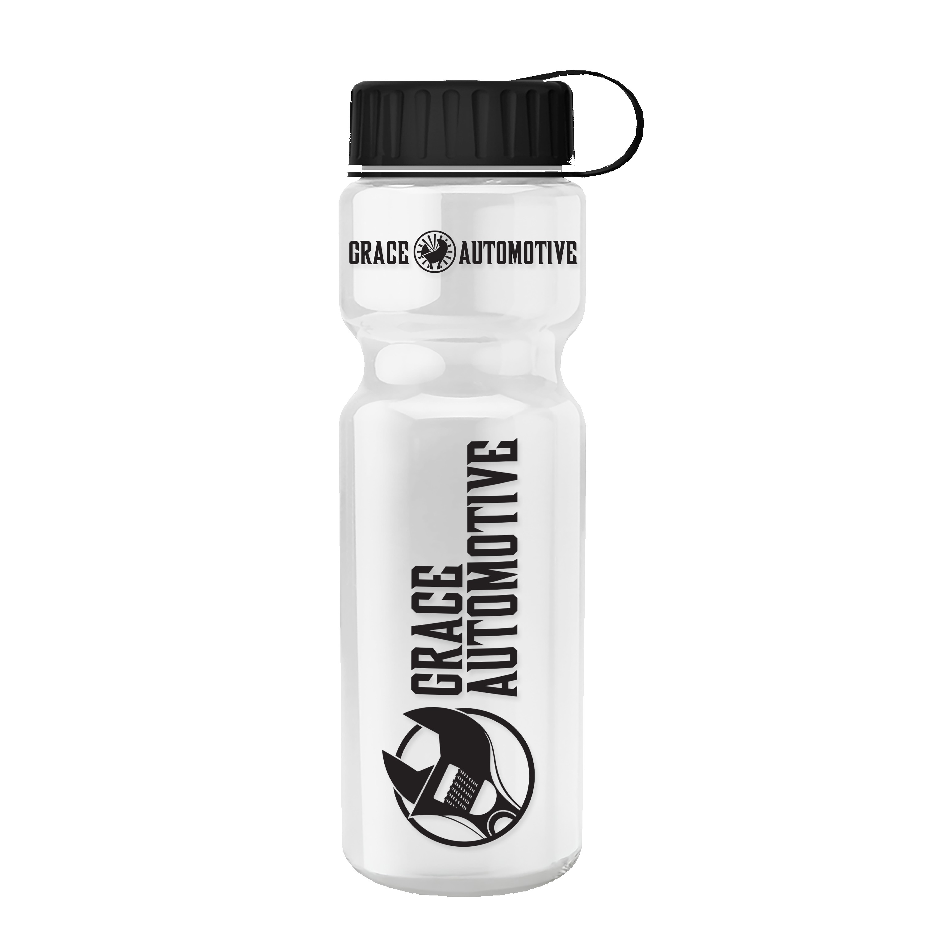 Garyline® Champ Recycled Bottle with Tethered Lid - 28 oz. 2