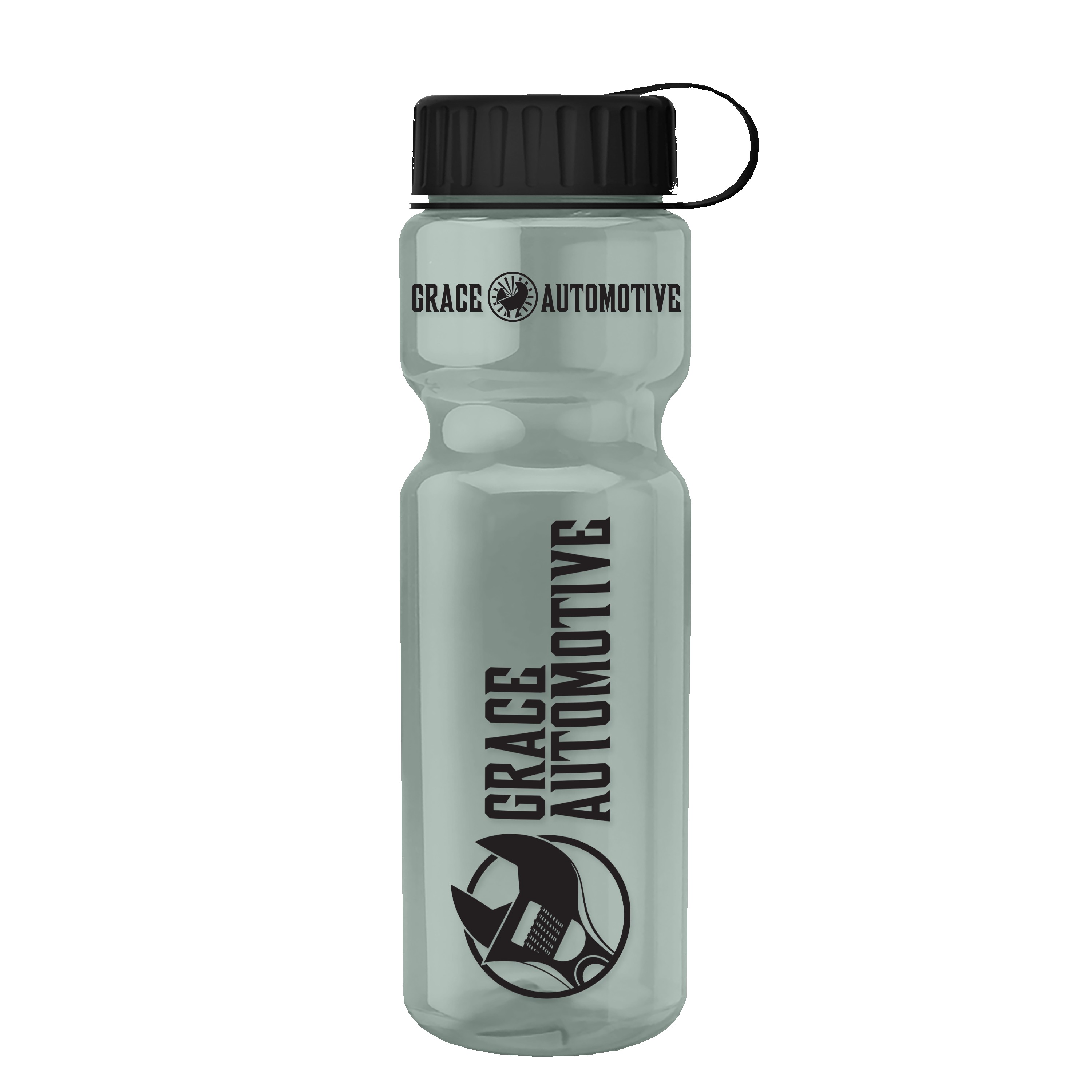 Garyline® Champ Recycled Bottle with Tethered Lid - 28 oz. 2