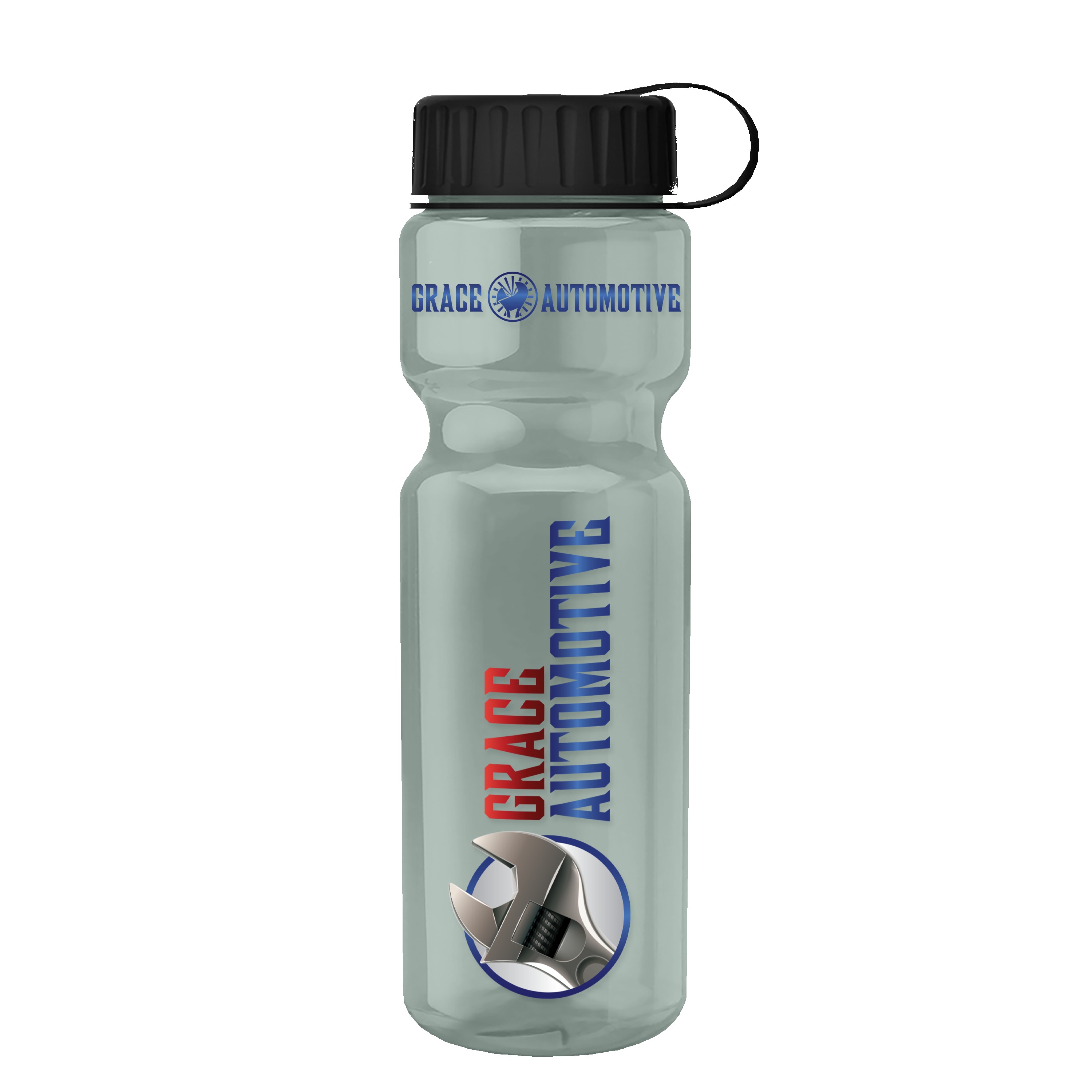 Garyline® Champ Recycled Bottle with Tethered Lid - 28 oz. 2