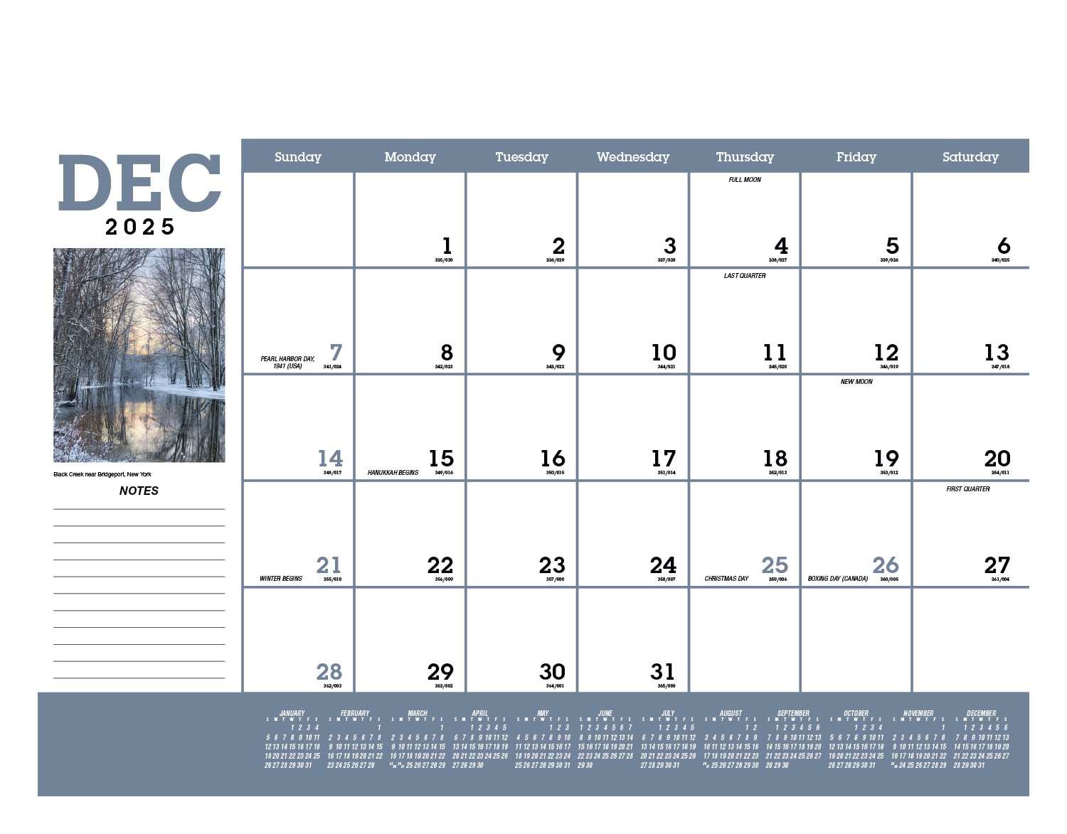 Triumph® Calendars Scenic Desk Pad 2