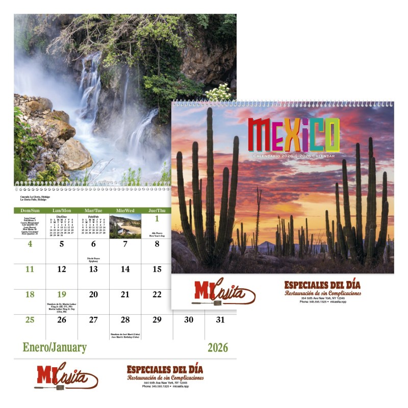 Good Value™ Mexico - Spiral Calendar 2 Good Value™ Mexico - Spiral Calendar 2