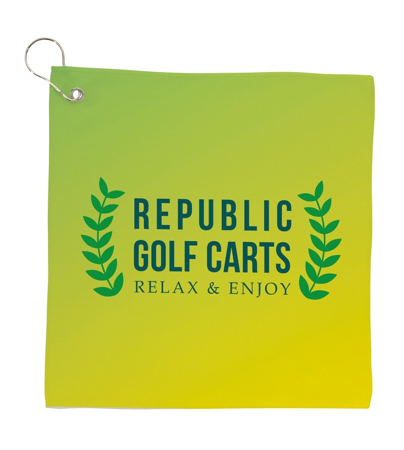 Universal Source® Full-Color Golf Towel - Small 2 Universal Source® Full-Color Golf Towel - Small 2