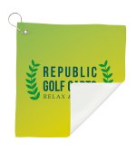 Universal Source® Full-Color Golf Towel - Small - 62539 product image corner folded Universal Source® Full-Color Golf Towel - Small - 62539 product image corner folded