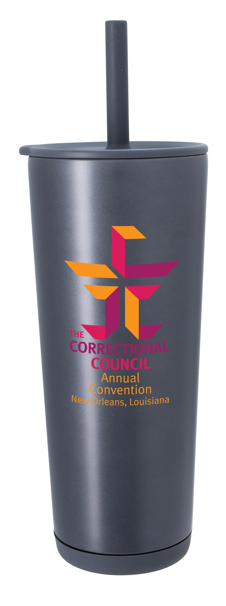 Astrid Recycled Stainless Steel Vacuum Tumbler - 24 oz. 2
