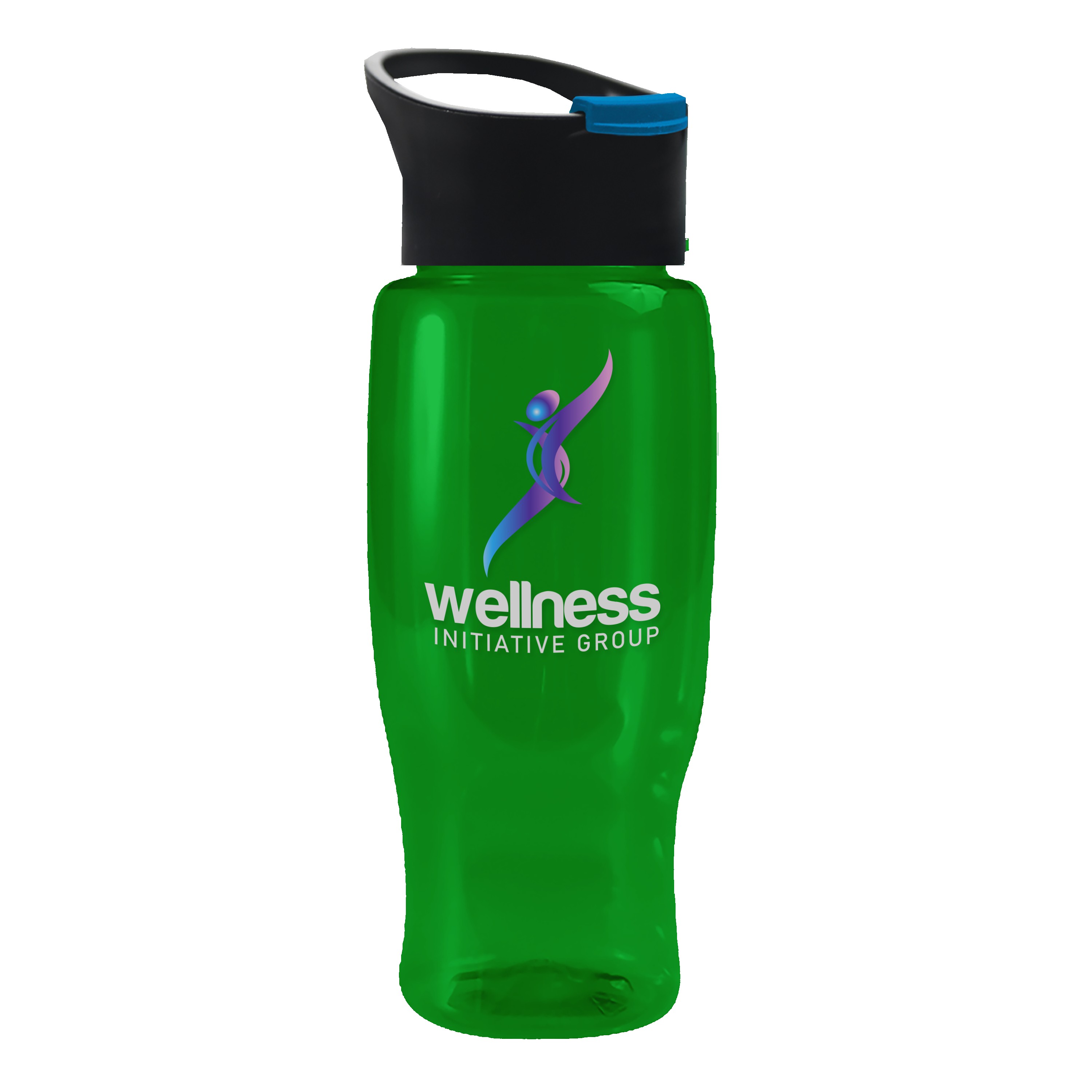 Garyline® Poly+ Recycled Bottle with Pop-Up Lid - 27 oz. 2