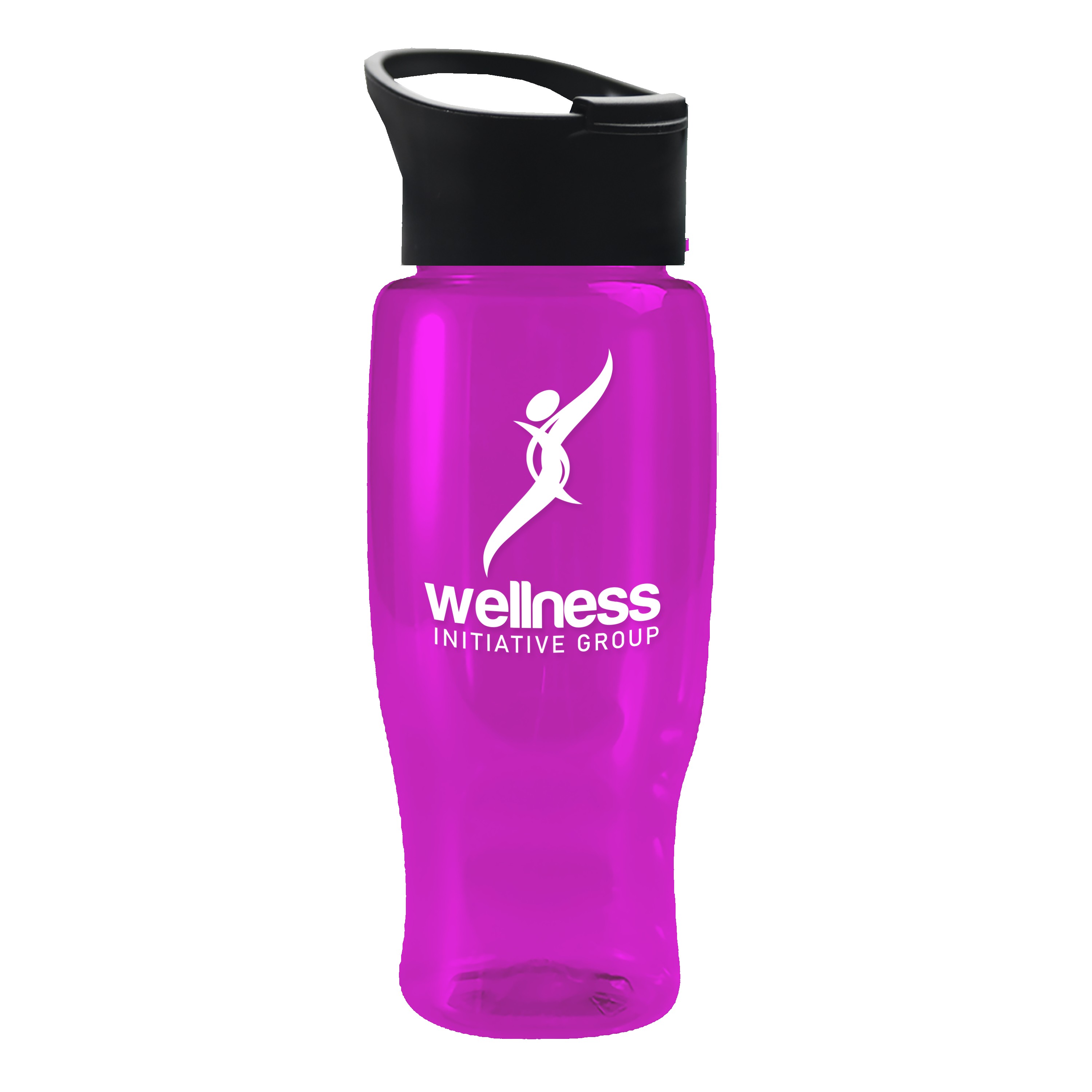 Garyline® Poly+ Recycled Bottle with Pop-Up Lid - 27 oz. 2