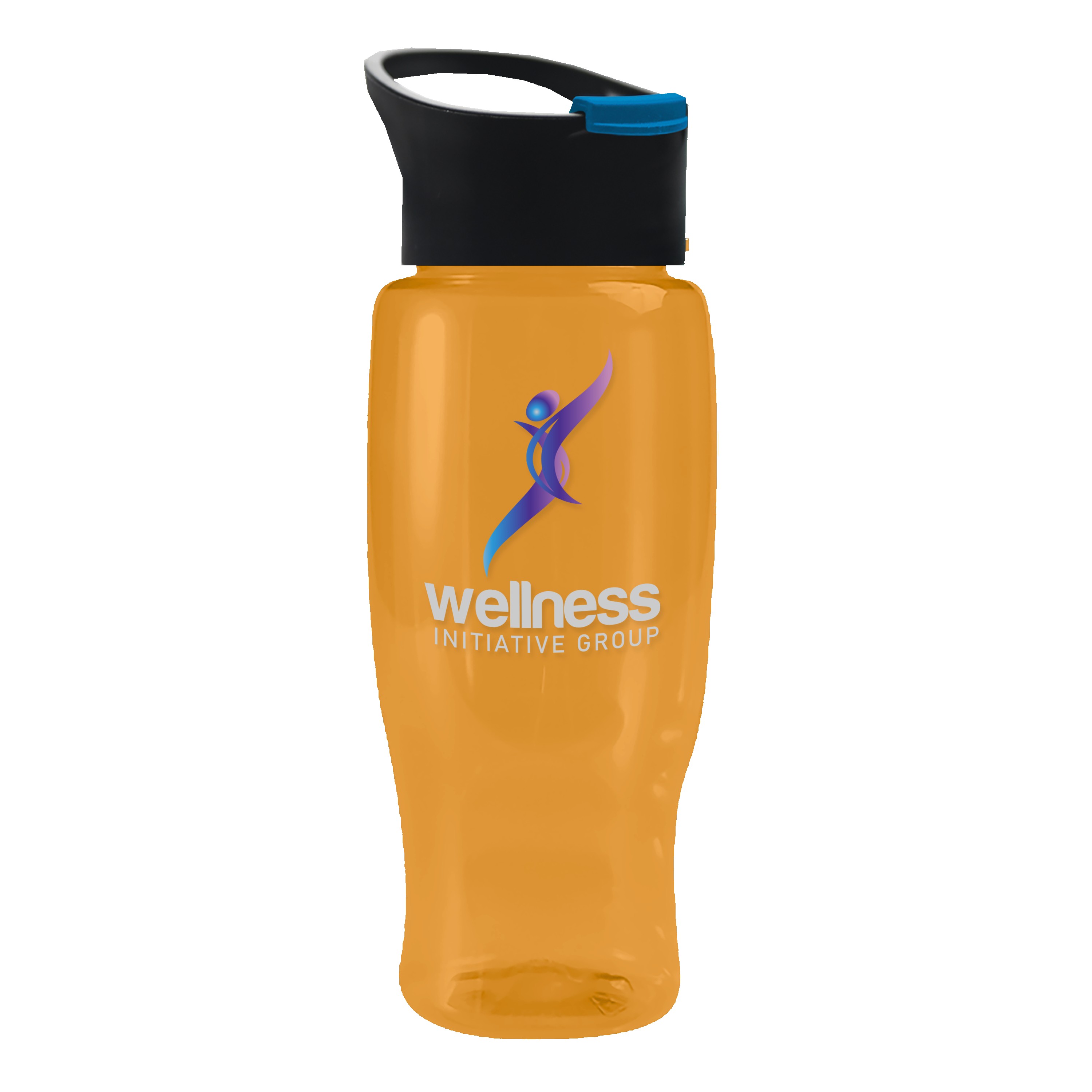 Garyline® Poly+ Recycled Bottle with Pop-Up Lid - 27 oz. 2